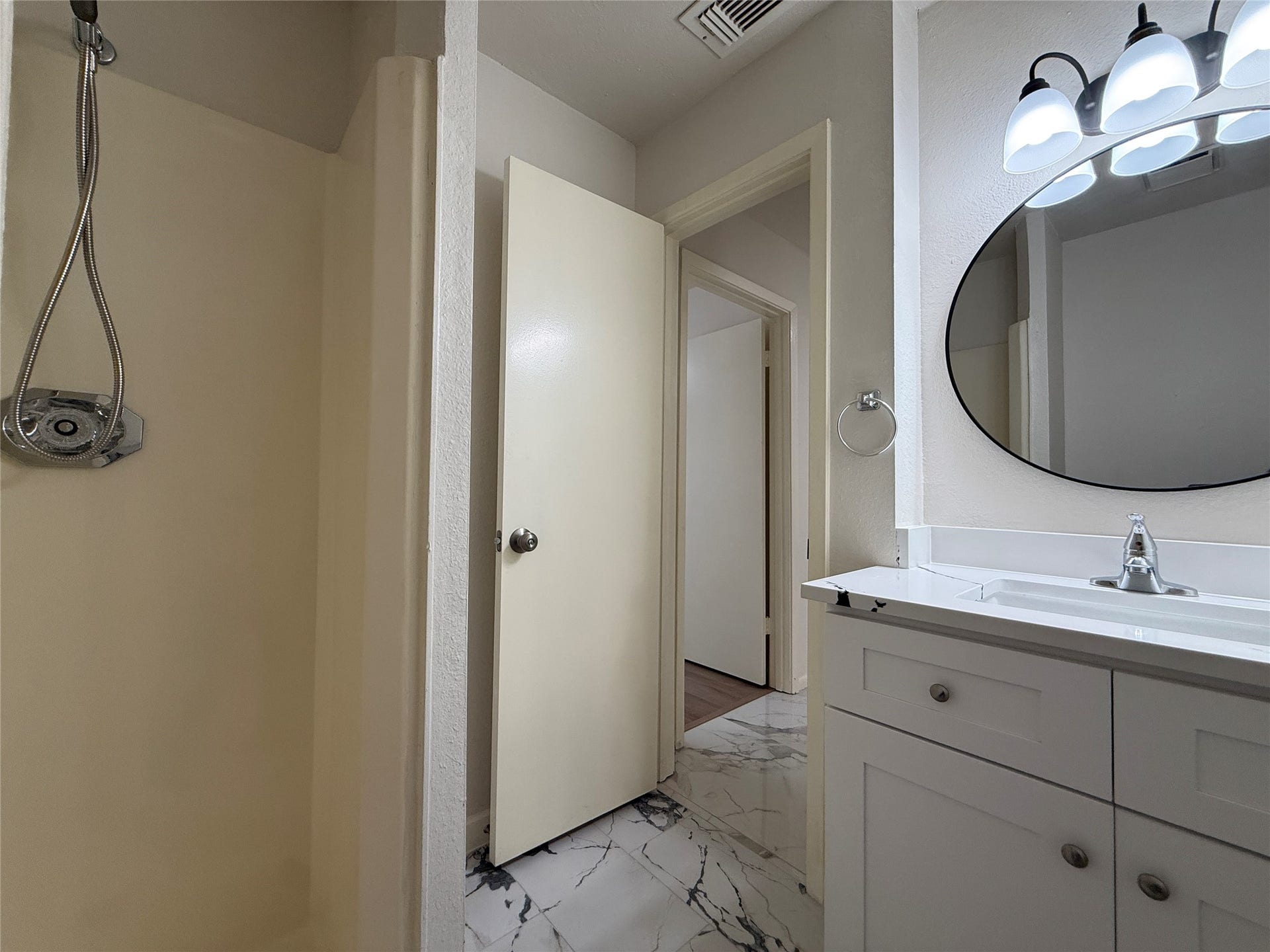 Second bathroom with shower.