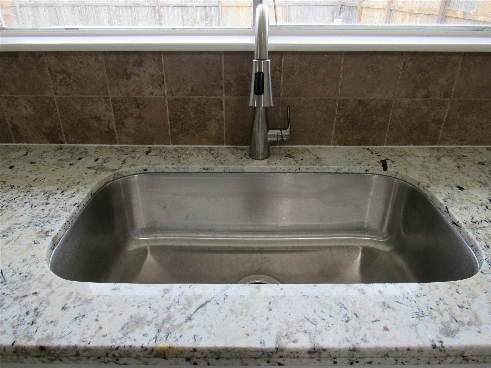 Large kitchen sink.
