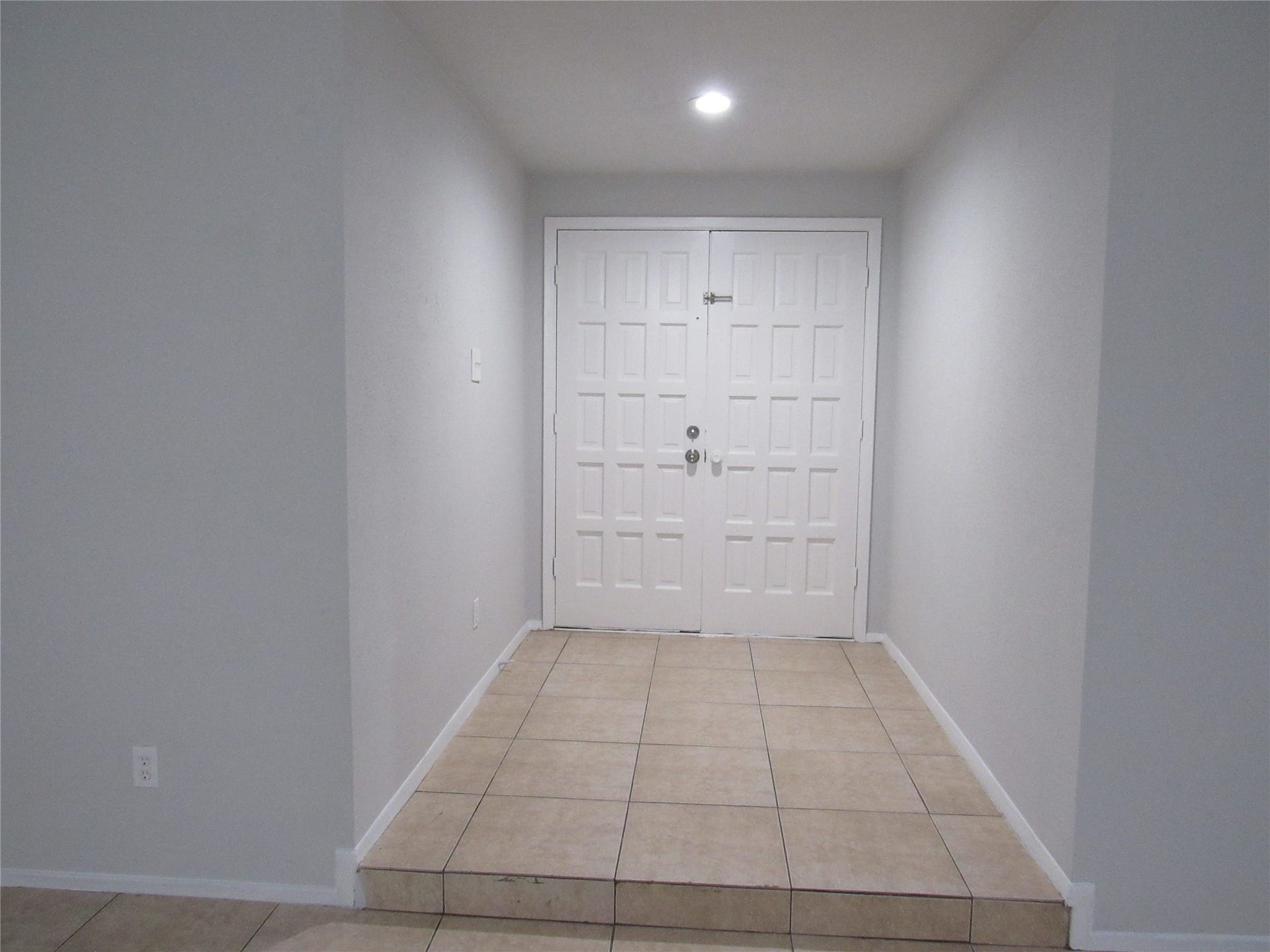 Spacious entry.