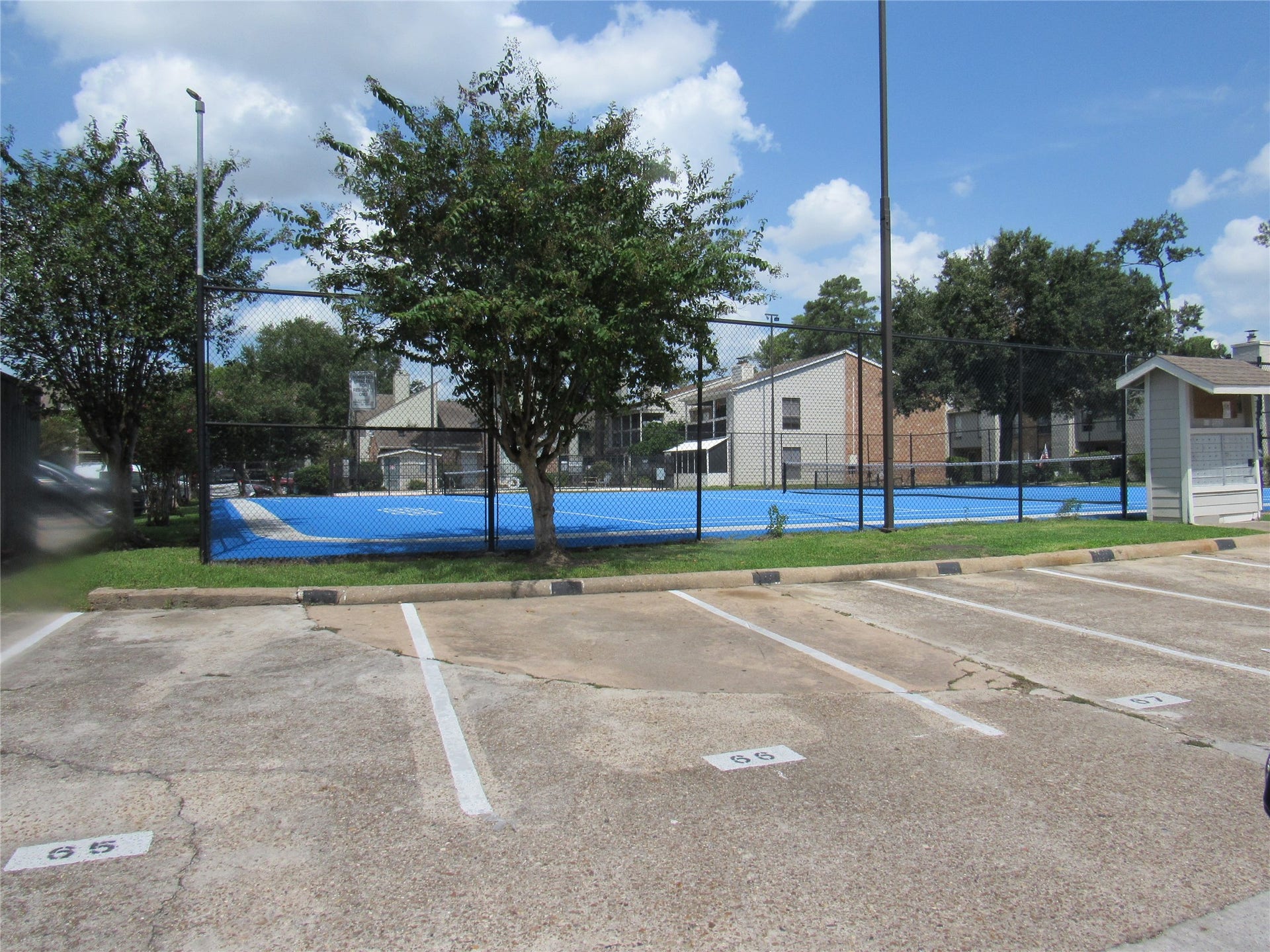 Subdivision Tennis Court.