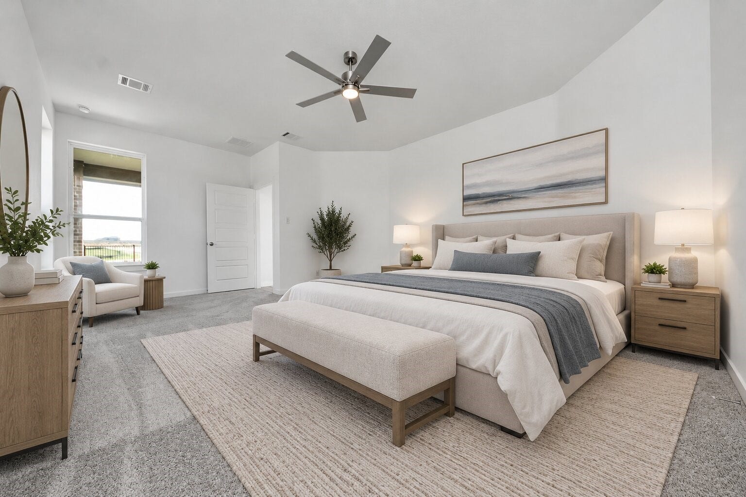 3072 Spoolwood Trail, Magnolia, TX 77355 Virtually Staged - Primary Bedroom.