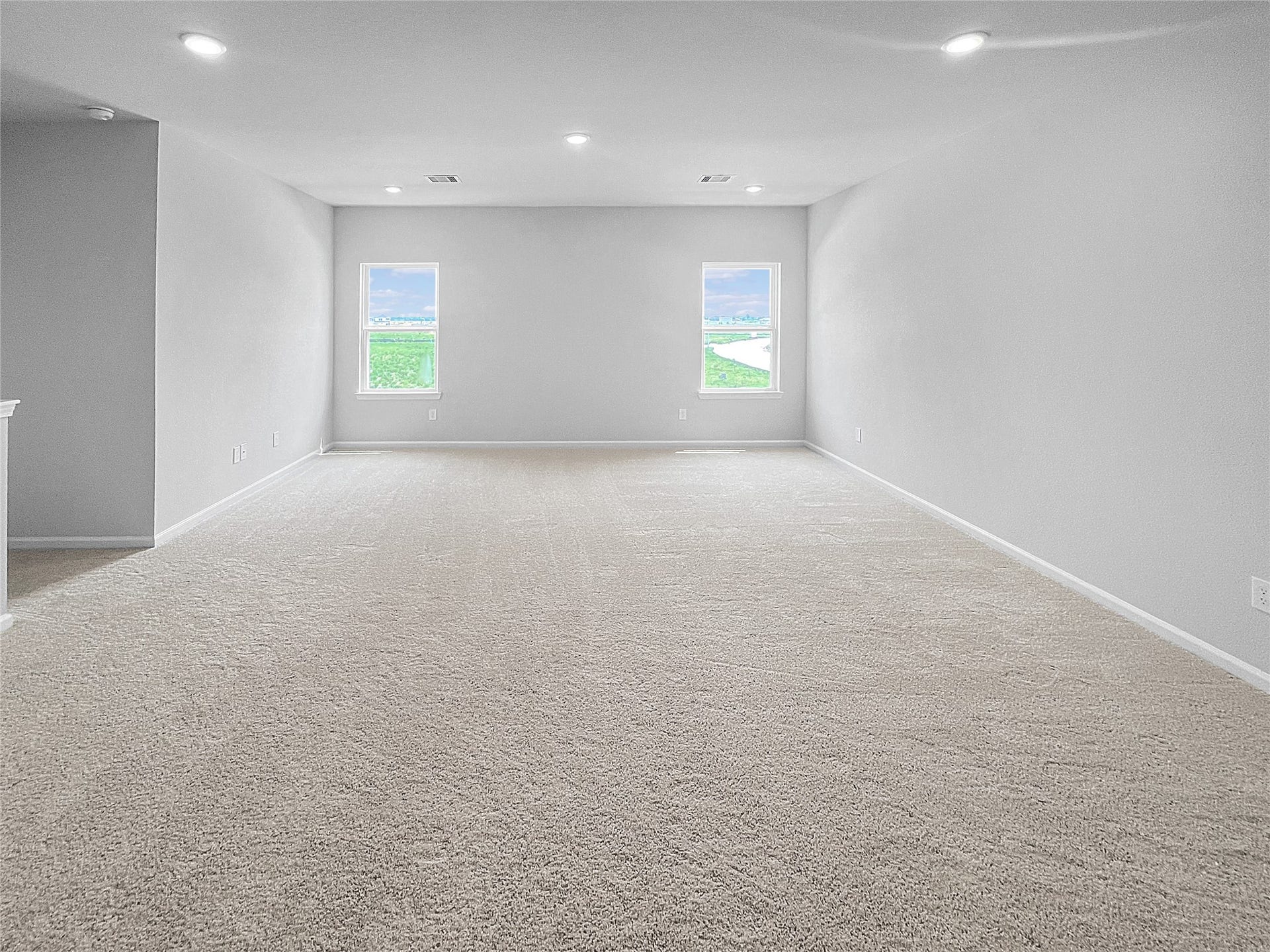 3442 Brushy Marsh Drive, Richmond, TX 77406 The Waring III- Spacious Game Room/Loft Upstairs. Sample image for illustration; upgrades, options, and colors may vary.