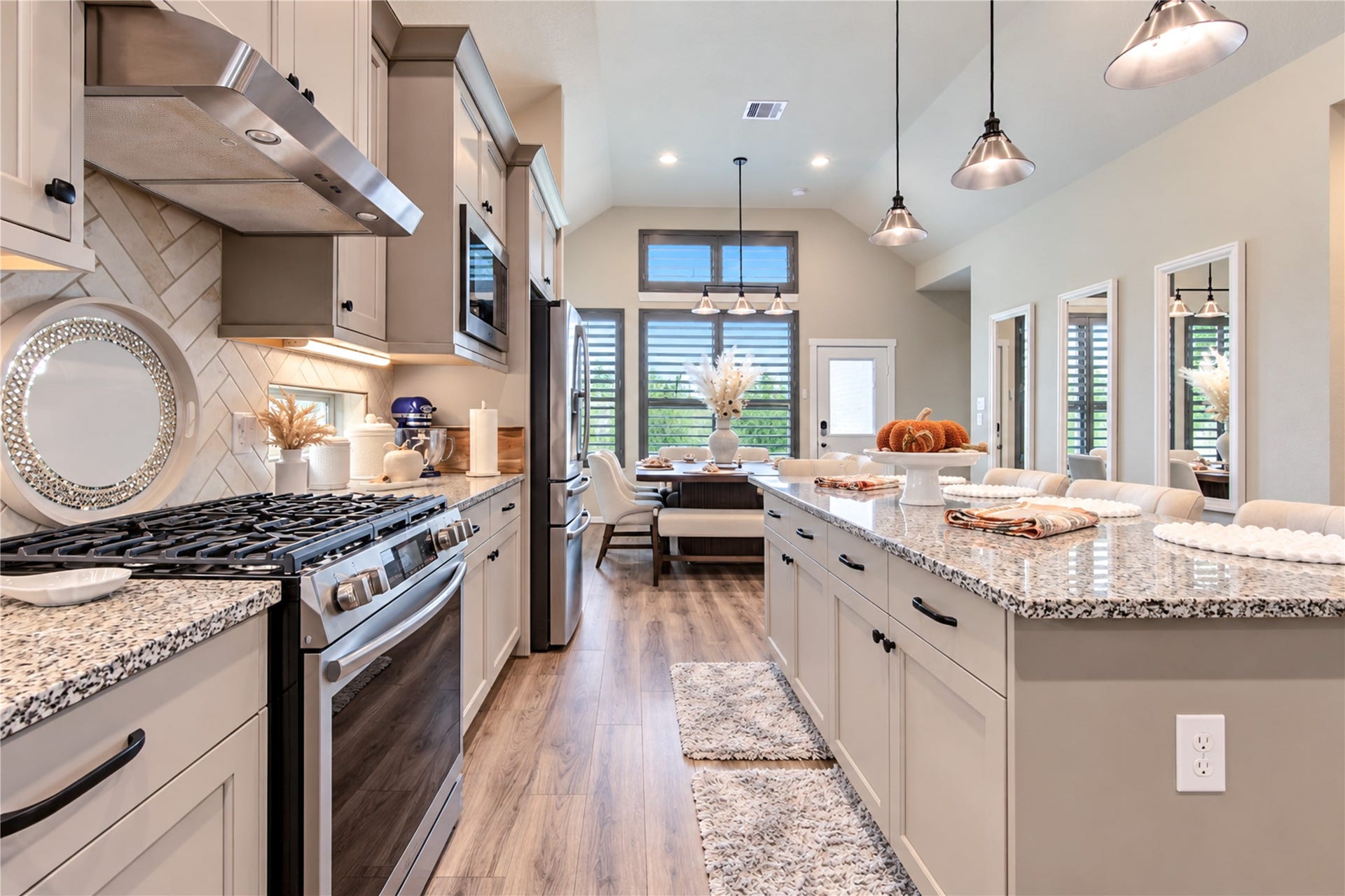 24911 Via Arabella Lane, Richmond, TX 77406 Another look at the kitchen's thoughtful layout, generous counter space and beautiful finishes.
