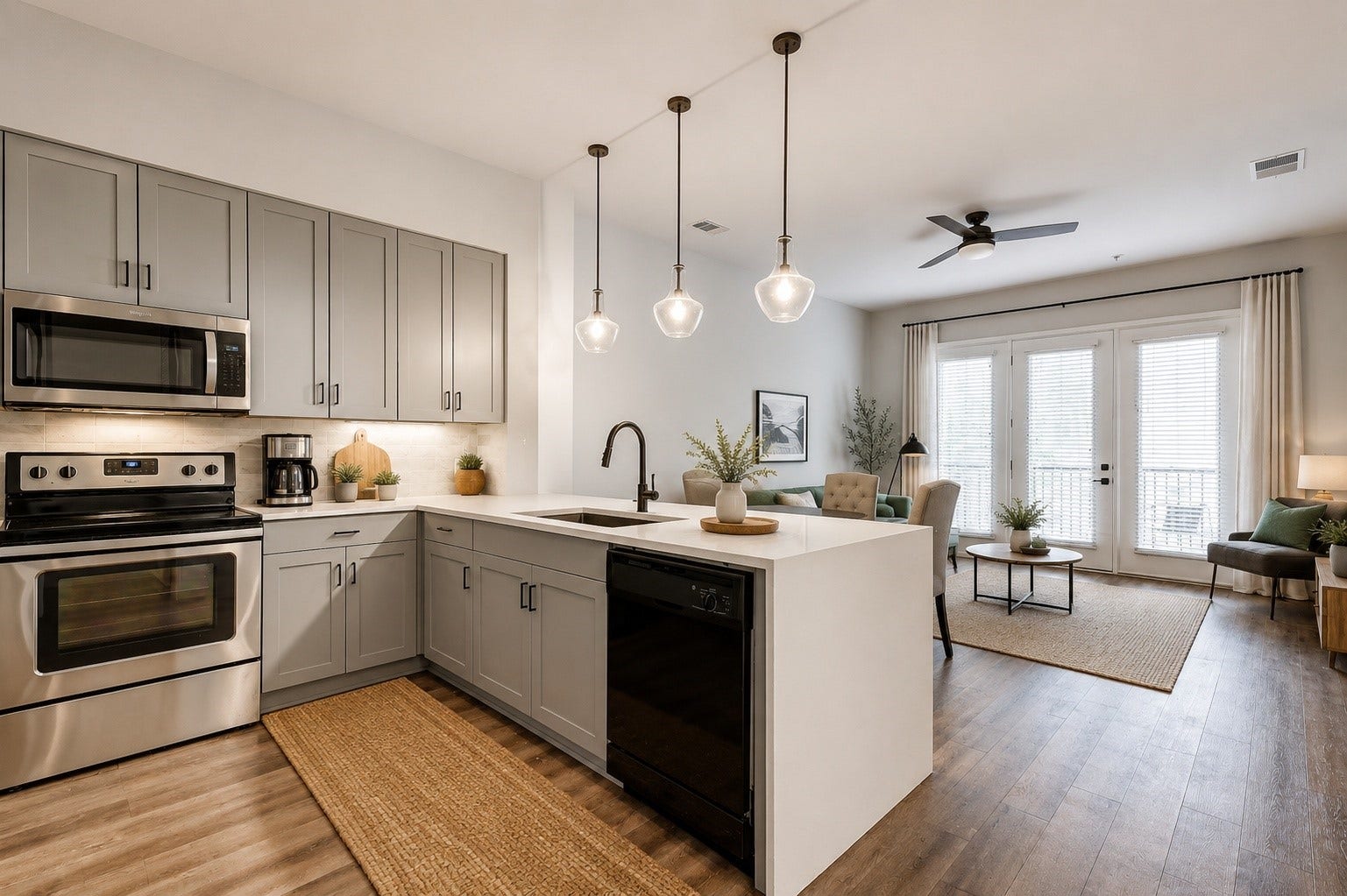 photos have been enhanced with virtual staging to showcase the home's potential.