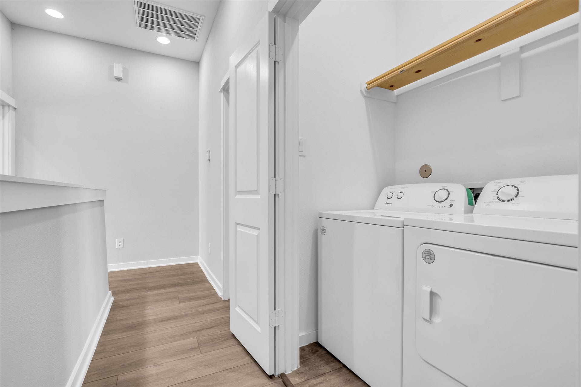 8474 Berry Green Lane, Houston, TX 77022 Upstairs laundry right by the bedrooms, so no more hauling baskets up and down the stairs!