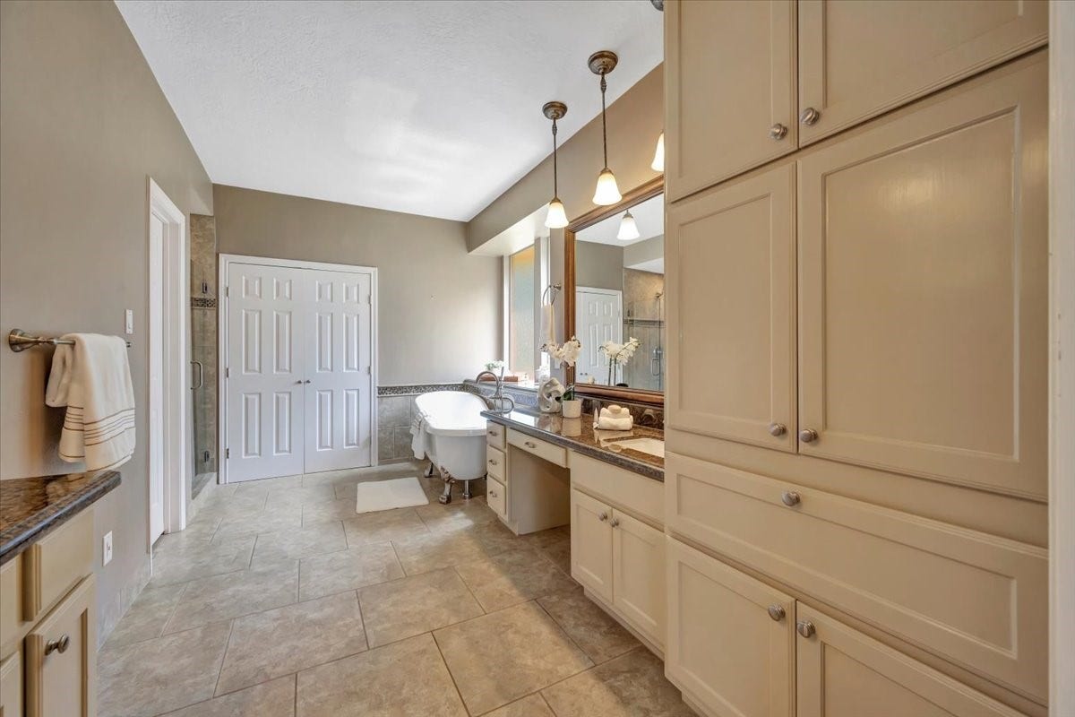 Updated several years ago with tastefully selected, high-quality materials and finishes