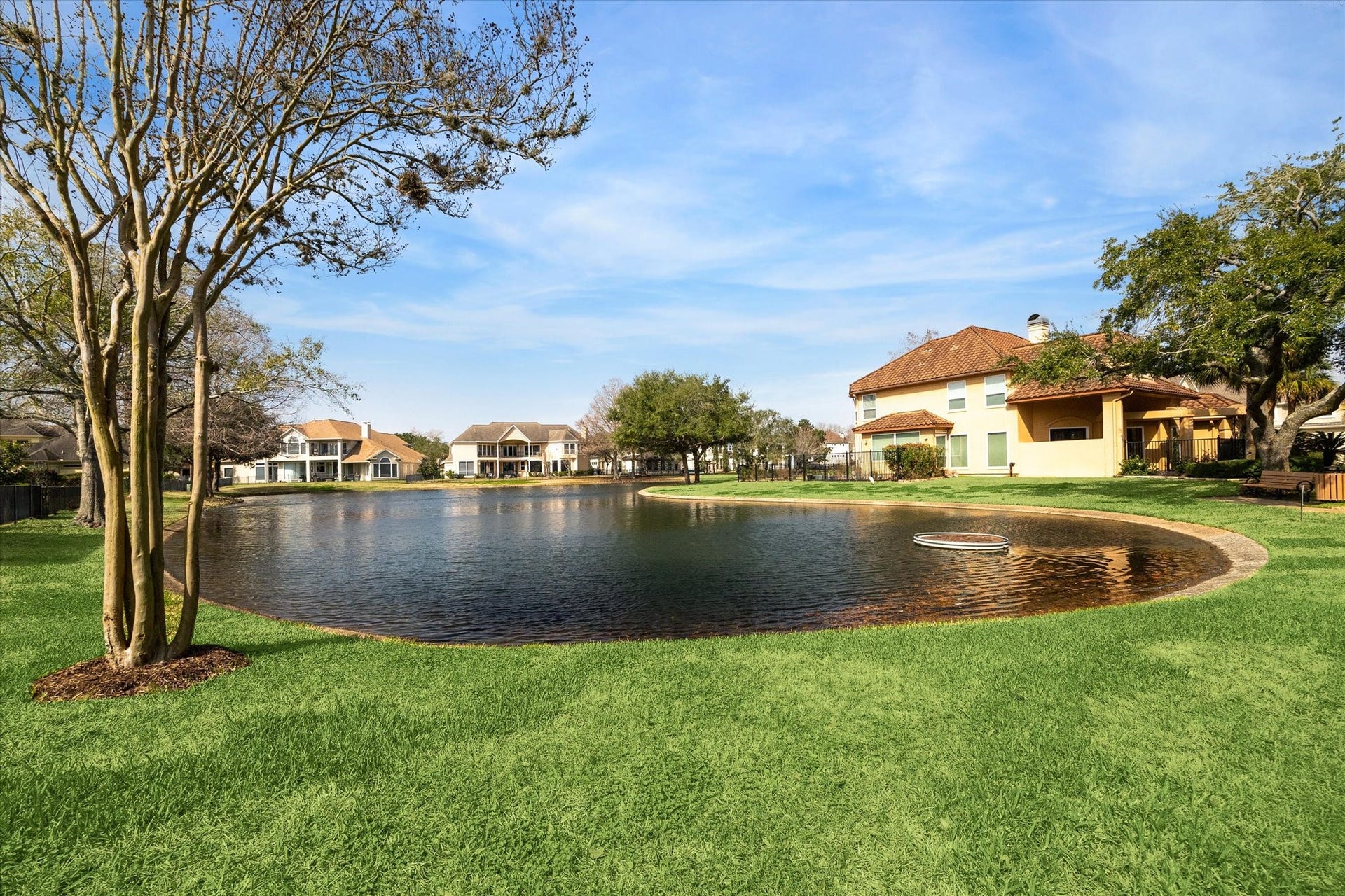 Scenic lakes and beautifully maintained green spaces add to the appeal of life in New Territory.