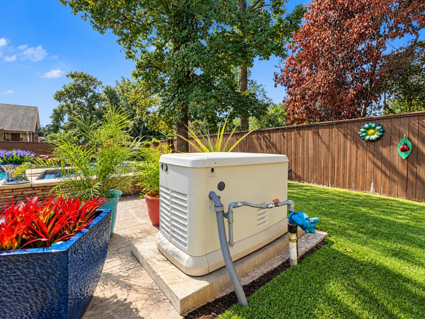 59 Tioga Place, Tomball, TX 77375 Enjoy the added piece of mind of having a 24kw whole home generator for those occasions when mother nature leaves the home with no power.