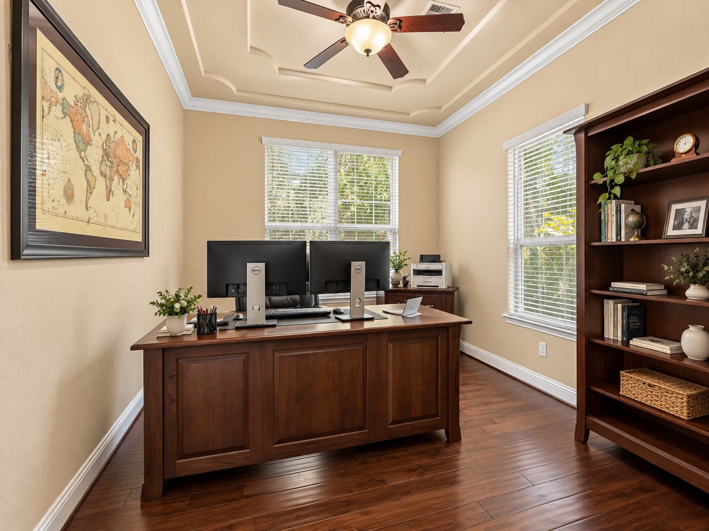 59 Tioga Place, Tomball, TX 77375 Located at the front of the home, the private office provides a dedicated place to work, manage daily tasks, or take virtual meetings. Enjoy the convenience of working from home with a separate office away from the main living areas.