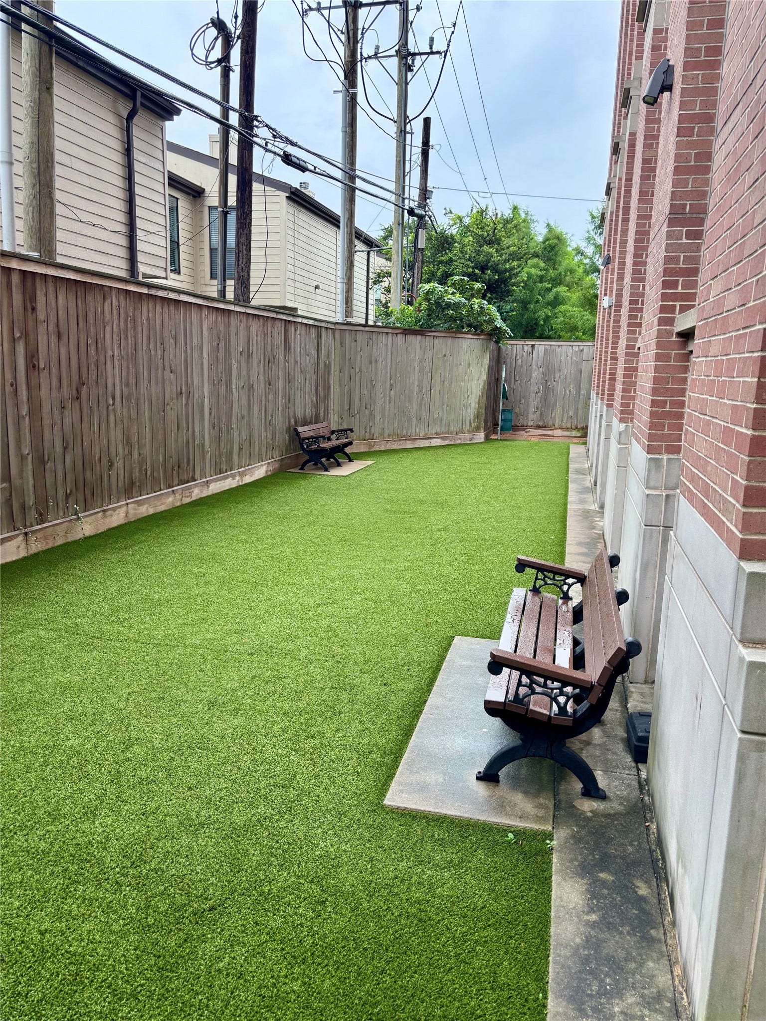 Your fur babies will enjoy this community too. There is so much green space in the surrounding areas for walks but playtime happens here every afternoon!