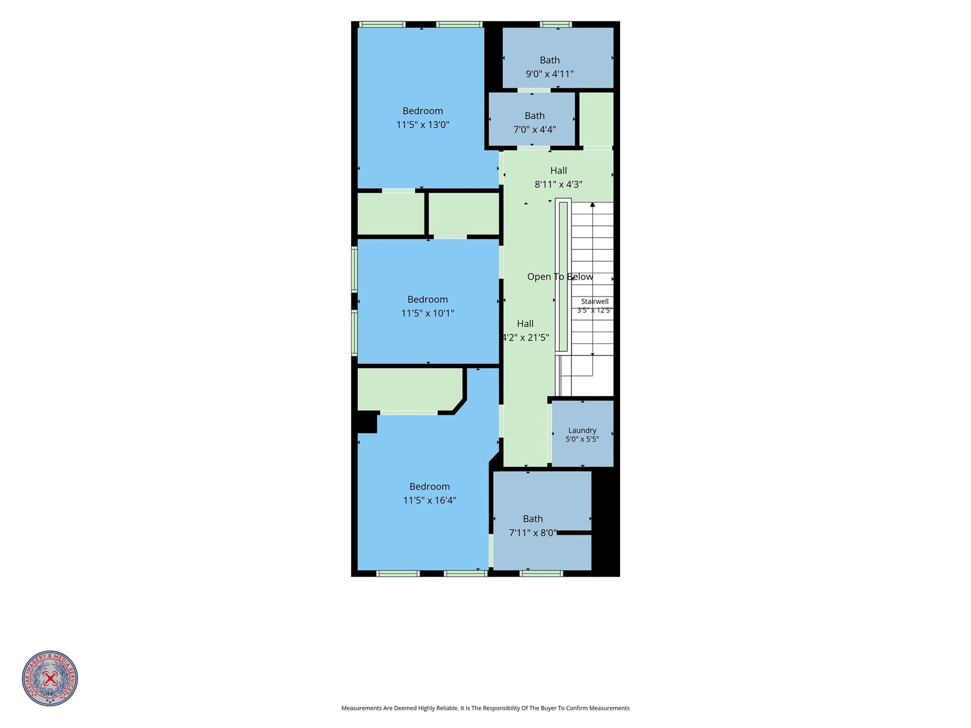 3221 Pepper Stone Court, League City, TX 77539 Floor plan upstairs.