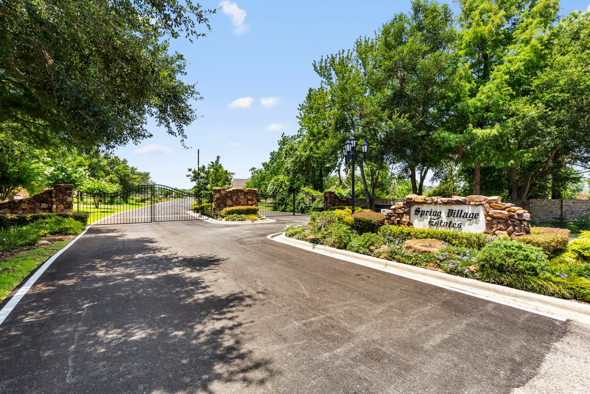 7930 Spring Village Drive, Spring, TX 77389 Entrance into gated community.