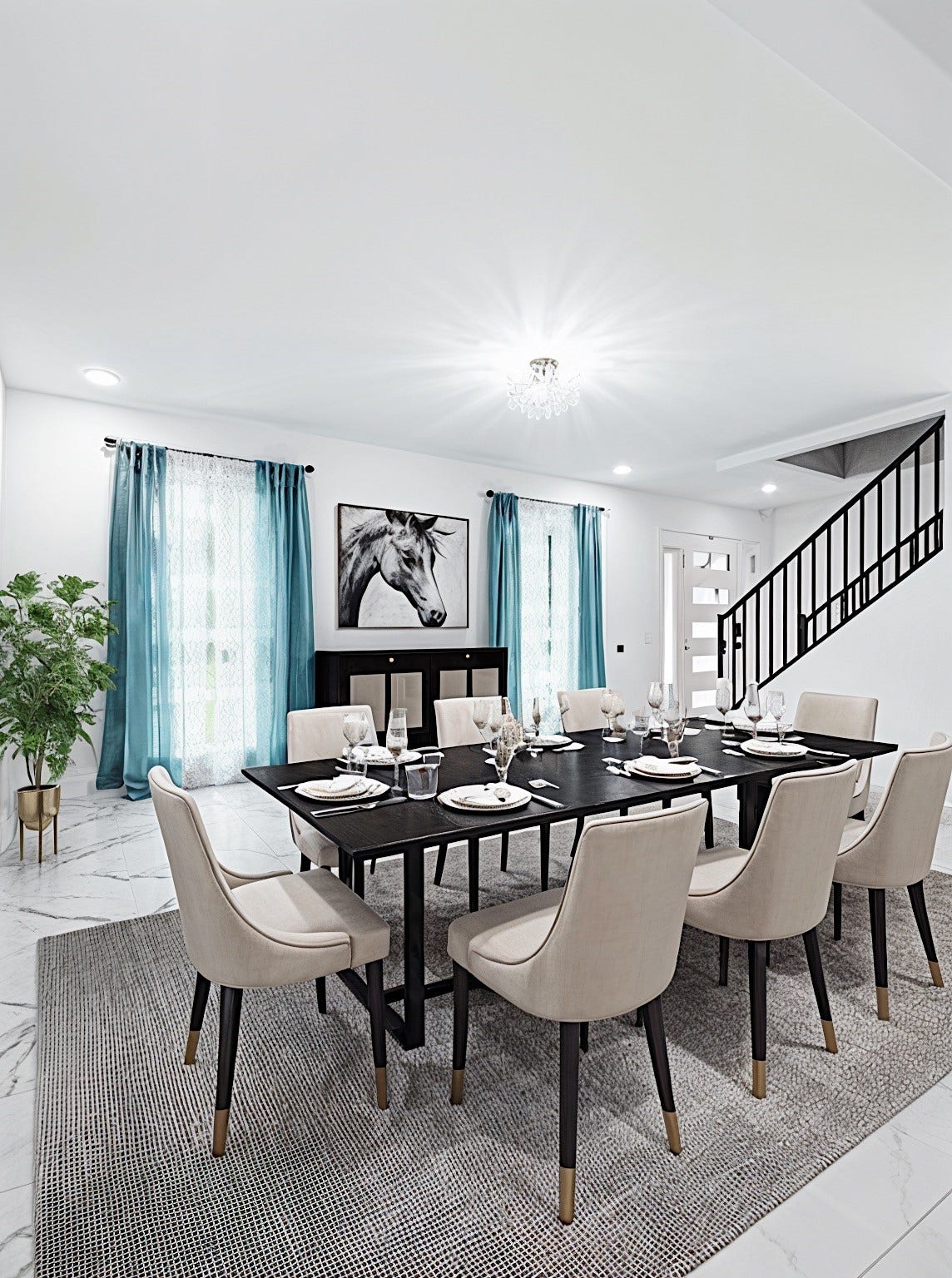 6035 Cartagena Street, Houston, TX 77035 Your dining room could look like this! Imagine entertaining and special occasions in a stunning dining room setting.