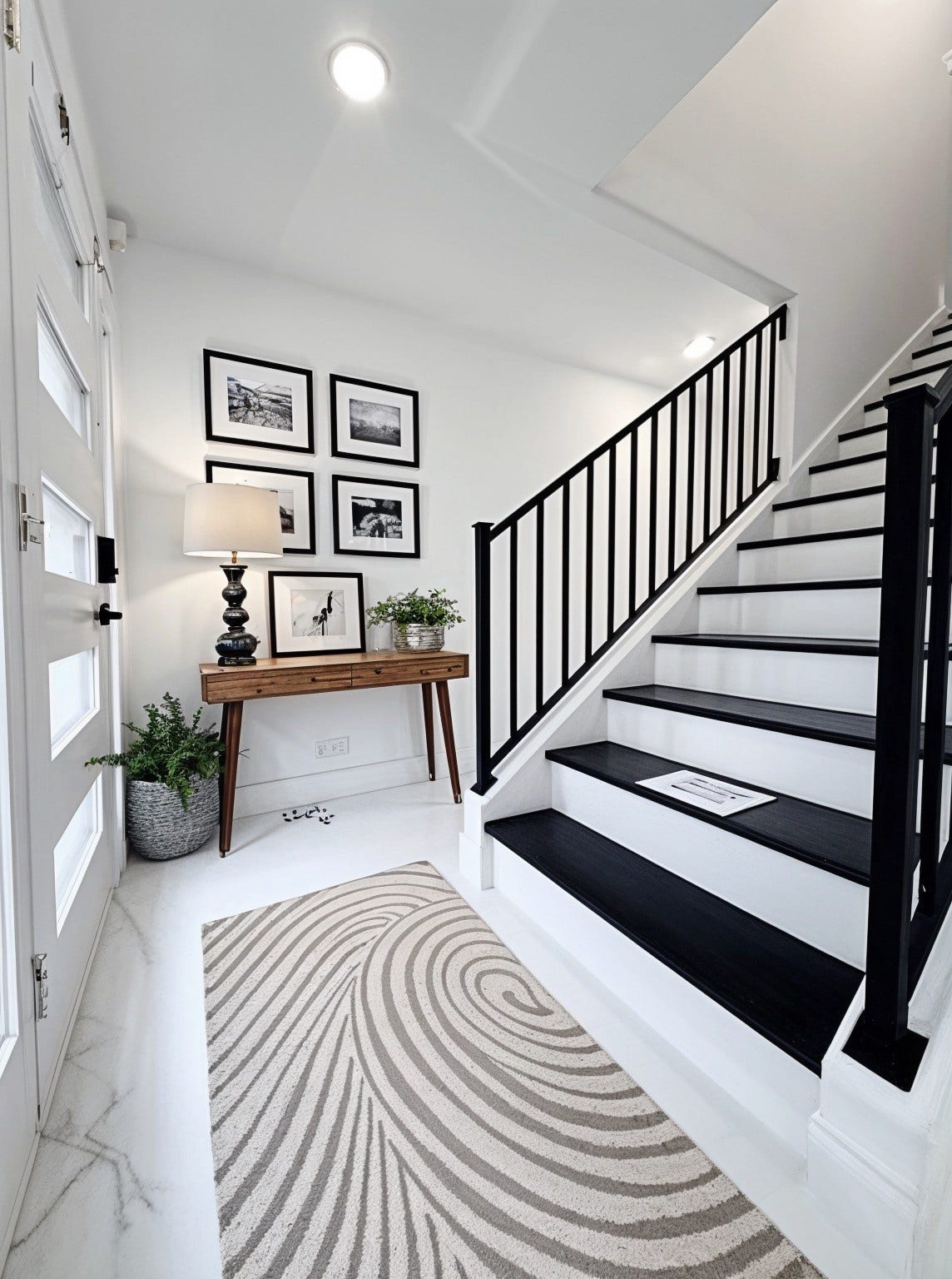 6035 Cartagena Street, Houston, TX 77035 A black wood stair case and marble floors welcome you inside this incredible home.
