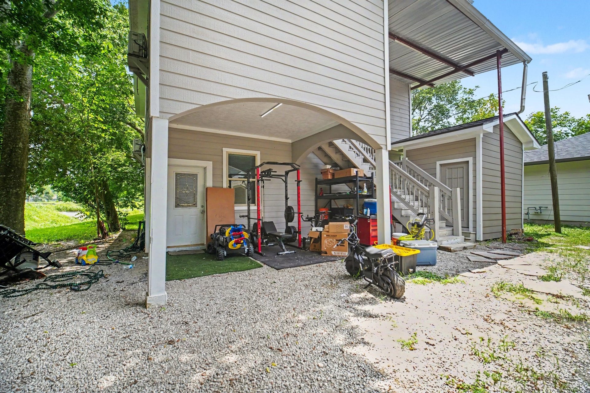 104 Virginia Street, South Houston, TX 77587 Front Door of Downstairs Unit