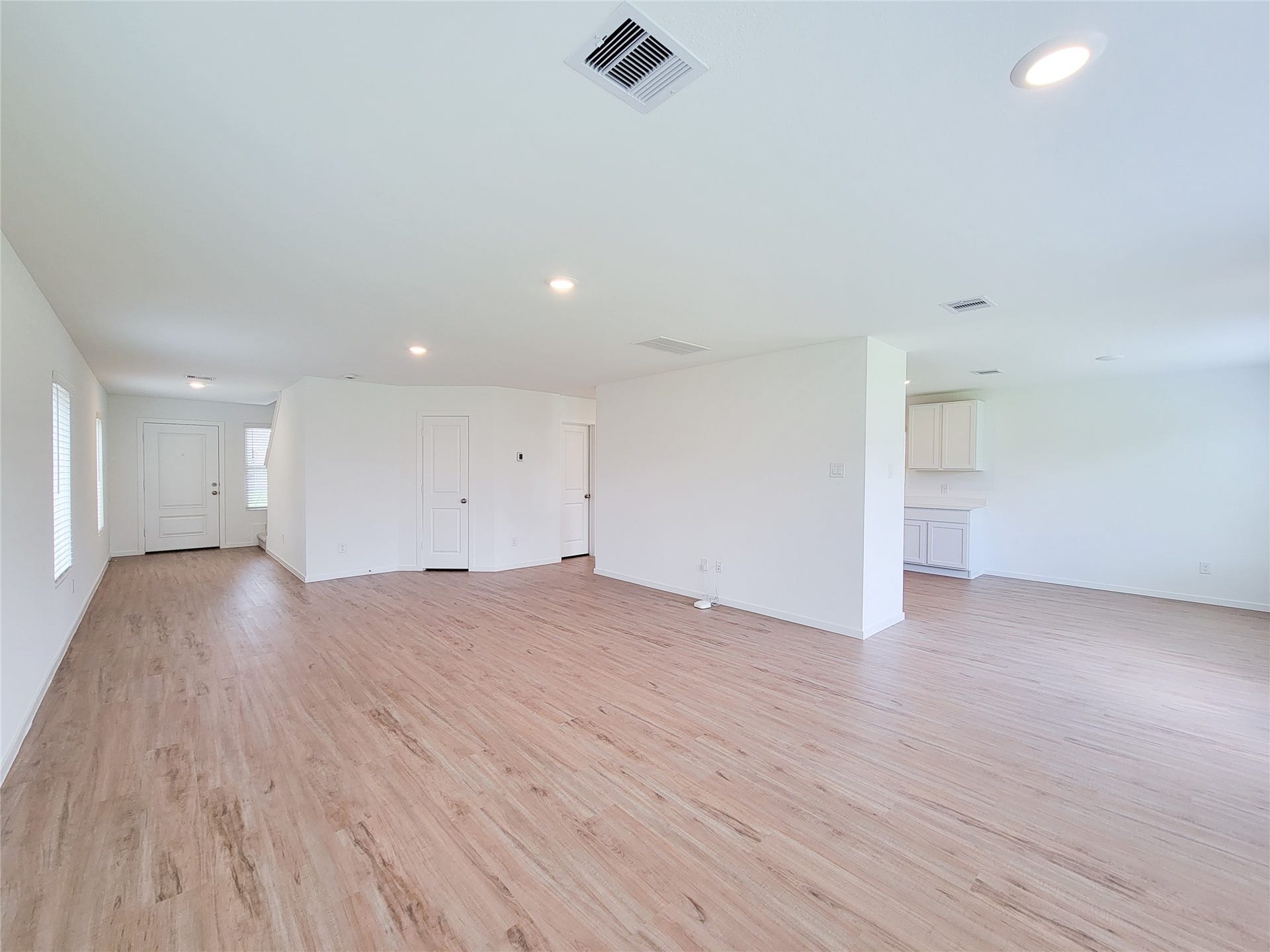 3038 Pensacola Drive, Katy, TX 77493 The living area flows nicely into the dining are and kitchen