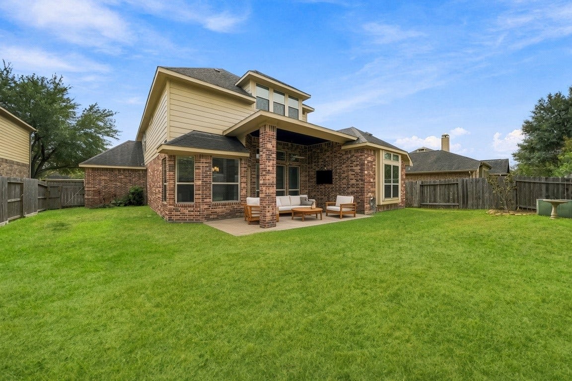 28906 Davenport Drive, Katy, TX 77494 virtually staged - HUGE backyard!
