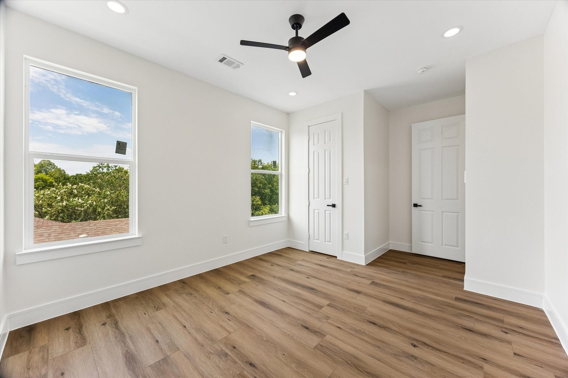 5106 Ricky Street, #A, Houston, TX 77033 Guest room on the second floor offering large walk-in closet.