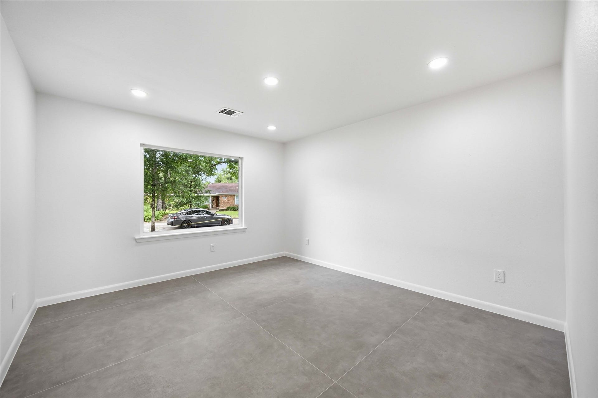 Den area can also be used as an office space