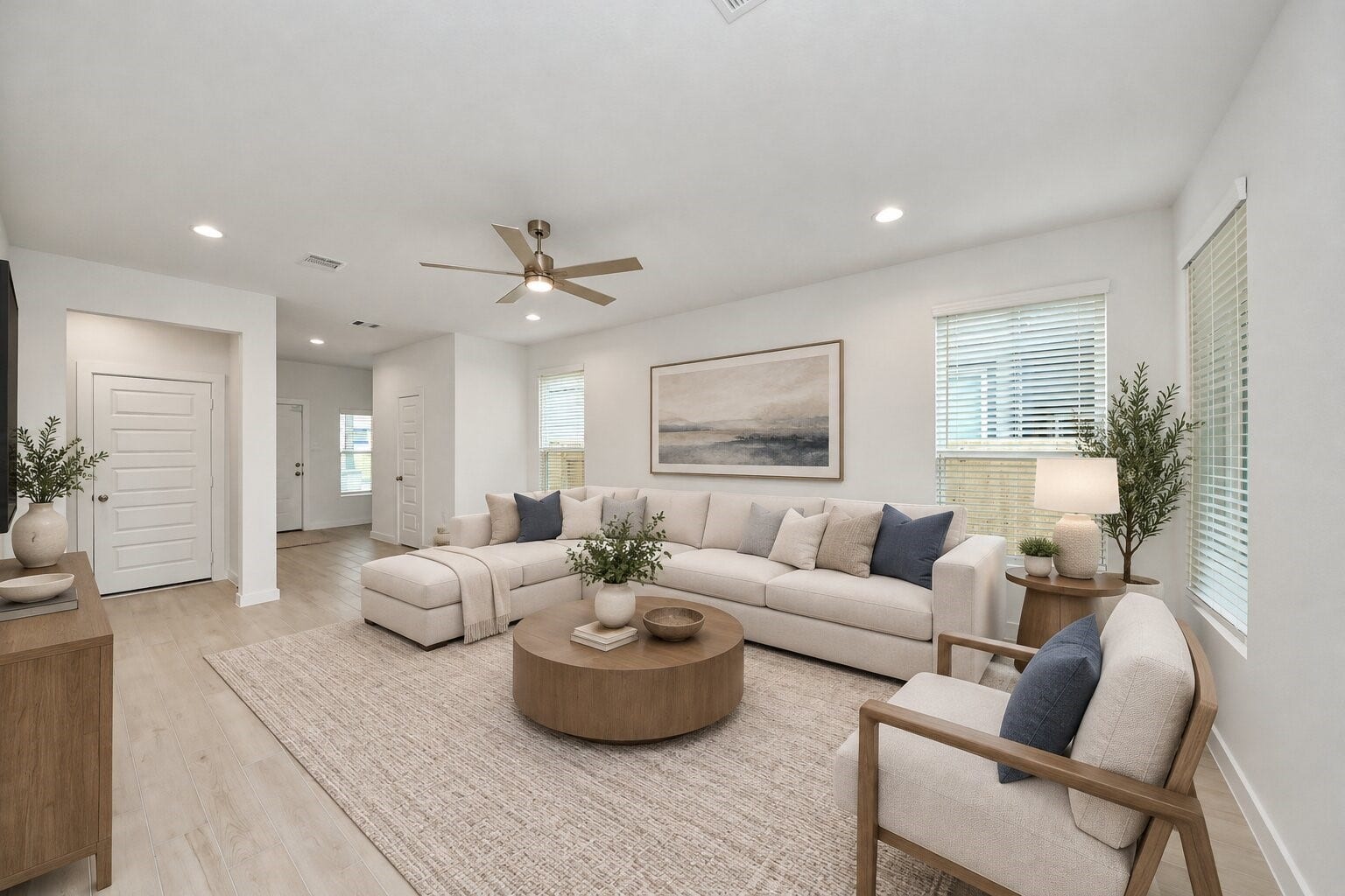 Virtually Staged - Living Room. Sample photo of completed home with similar floor plan. Actual colors and selections may vary.
