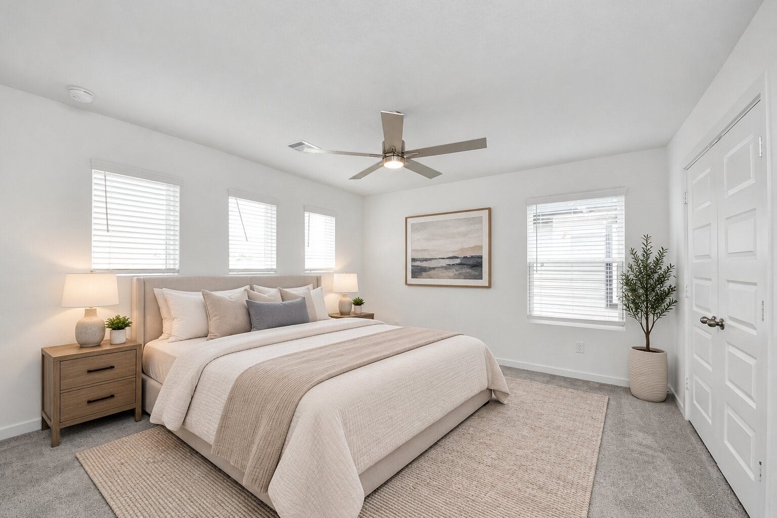 Virtually Staged - Secondary Bedroom. Sample photo of completed home with similar floor plan. Actual colors and selections may vary.