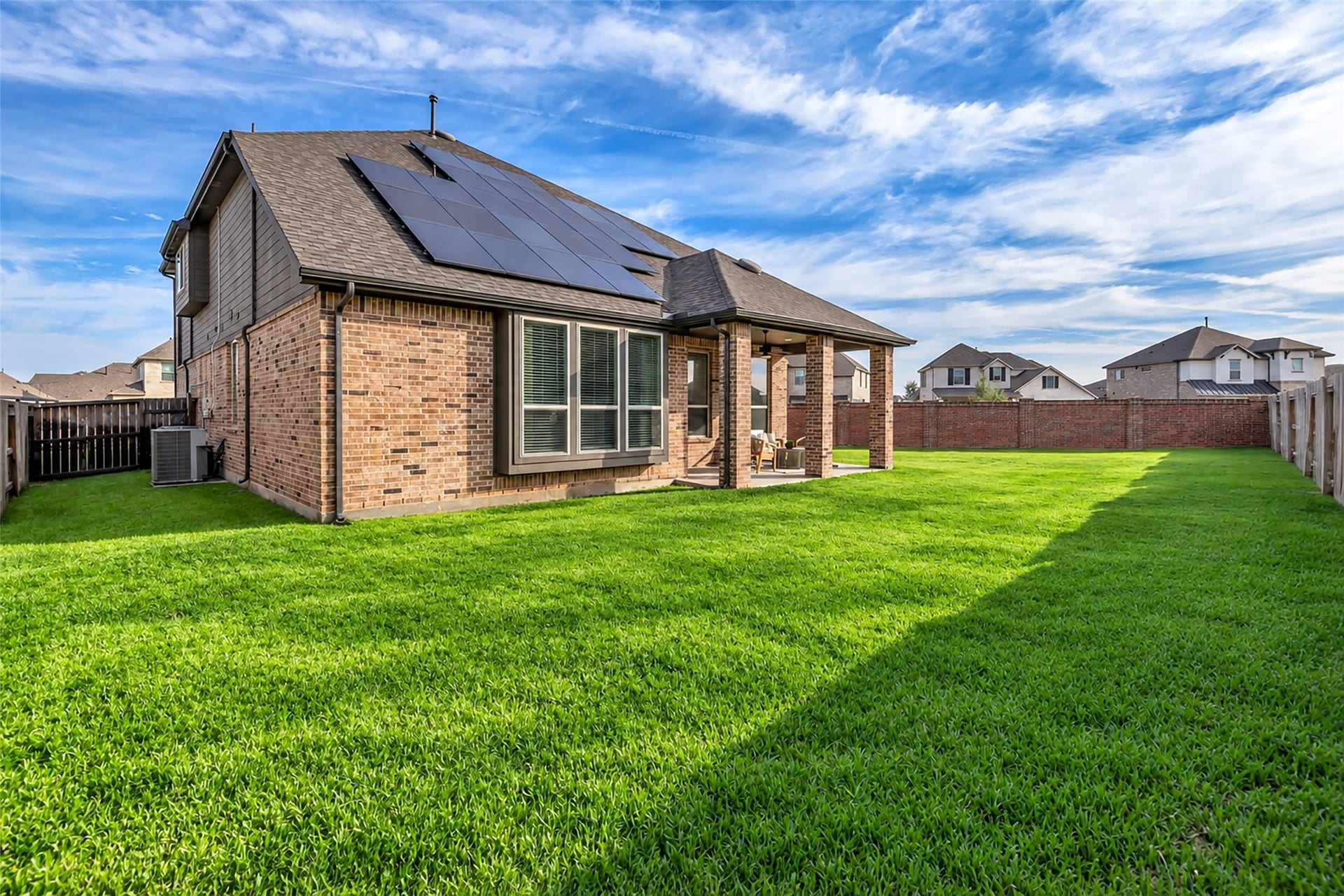 801 Bahia Bay Drive, Katy, TX 77493 This property features owned solar panels, providing energy efficiency and long-term savings.