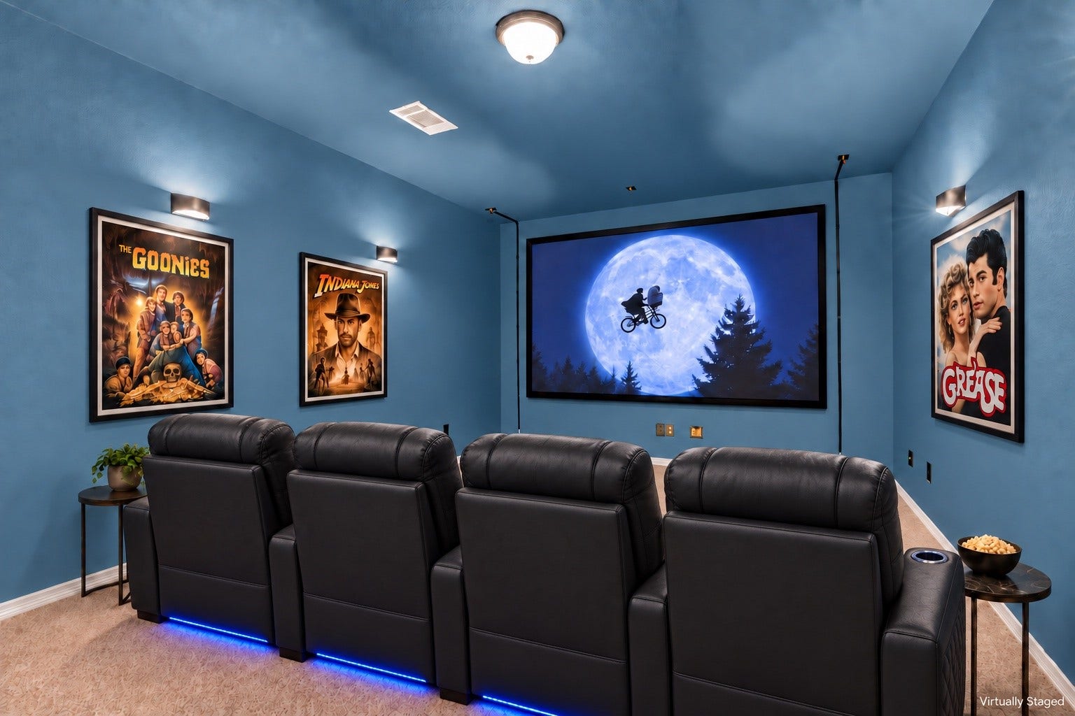 801 Bahia Bay Drive, Katy, TX 77493 AMAZING media room. Virtually staged.