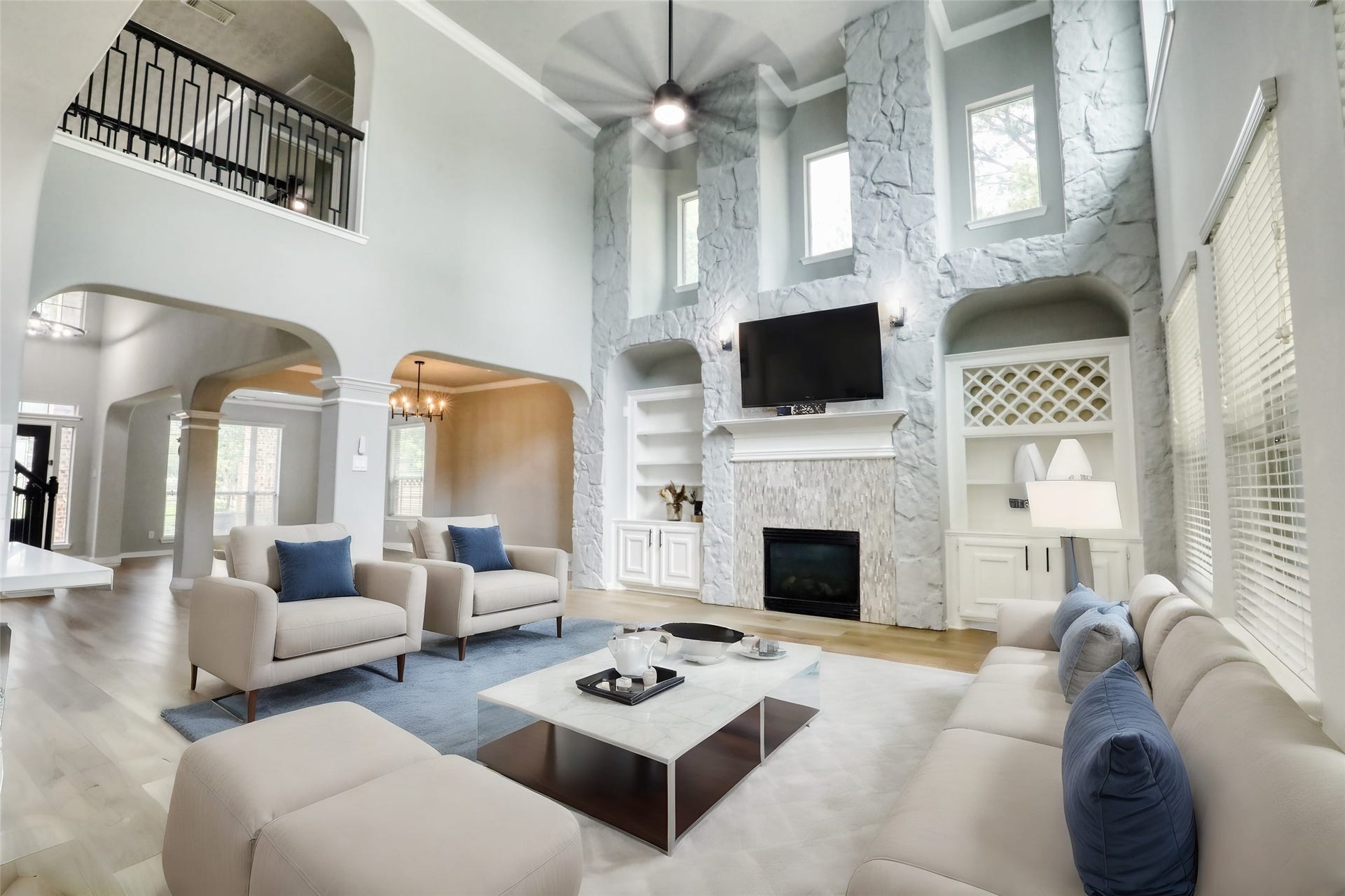 2003 Broken Branch Court, Katy, TX 77494 Virtual Staging Family Room 1