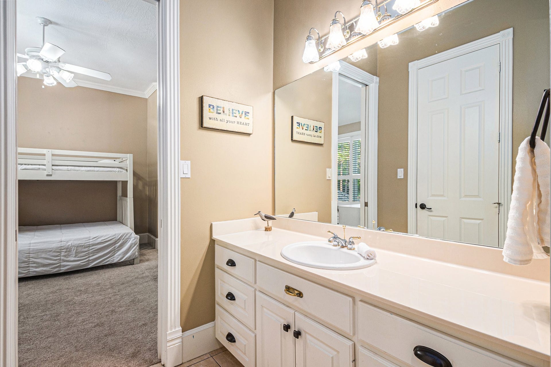28126 Indigo Lake Court, Magnolia, TX 77355 View of the Hollywood bathroom with tons of under cabinet storage.