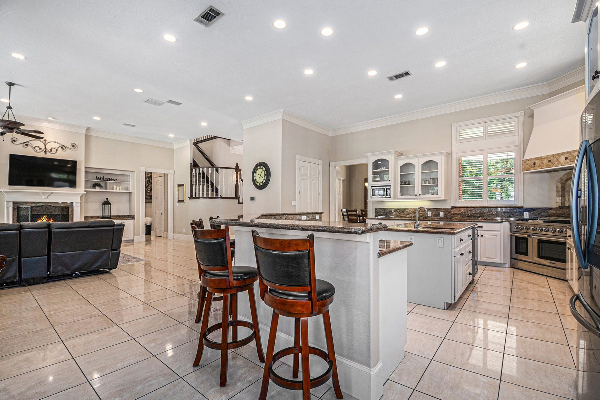 28126 Indigo Lake Court, Magnolia, TX 77355 Full view of this stellar kitchen!