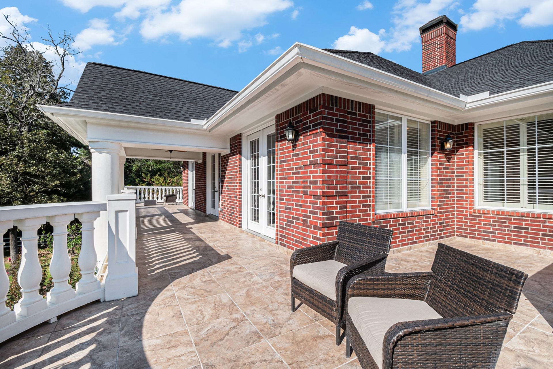 28126 Indigo Lake Court, Magnolia, TX 77355 View of the remarkable wrap-around balcony.