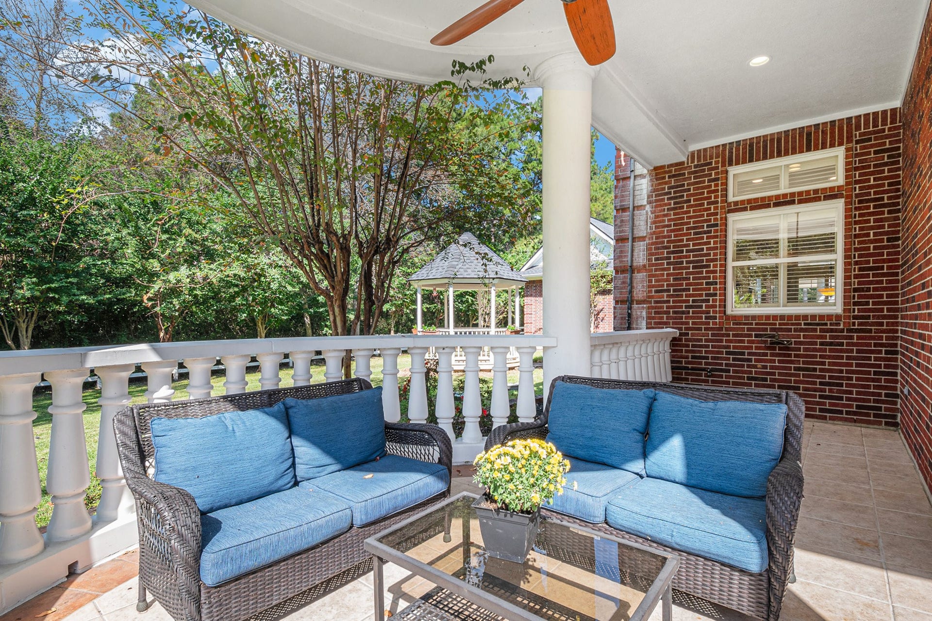 28126 Indigo Lake Court, Magnolia, TX 77355 Another view of this spectacular front porch!