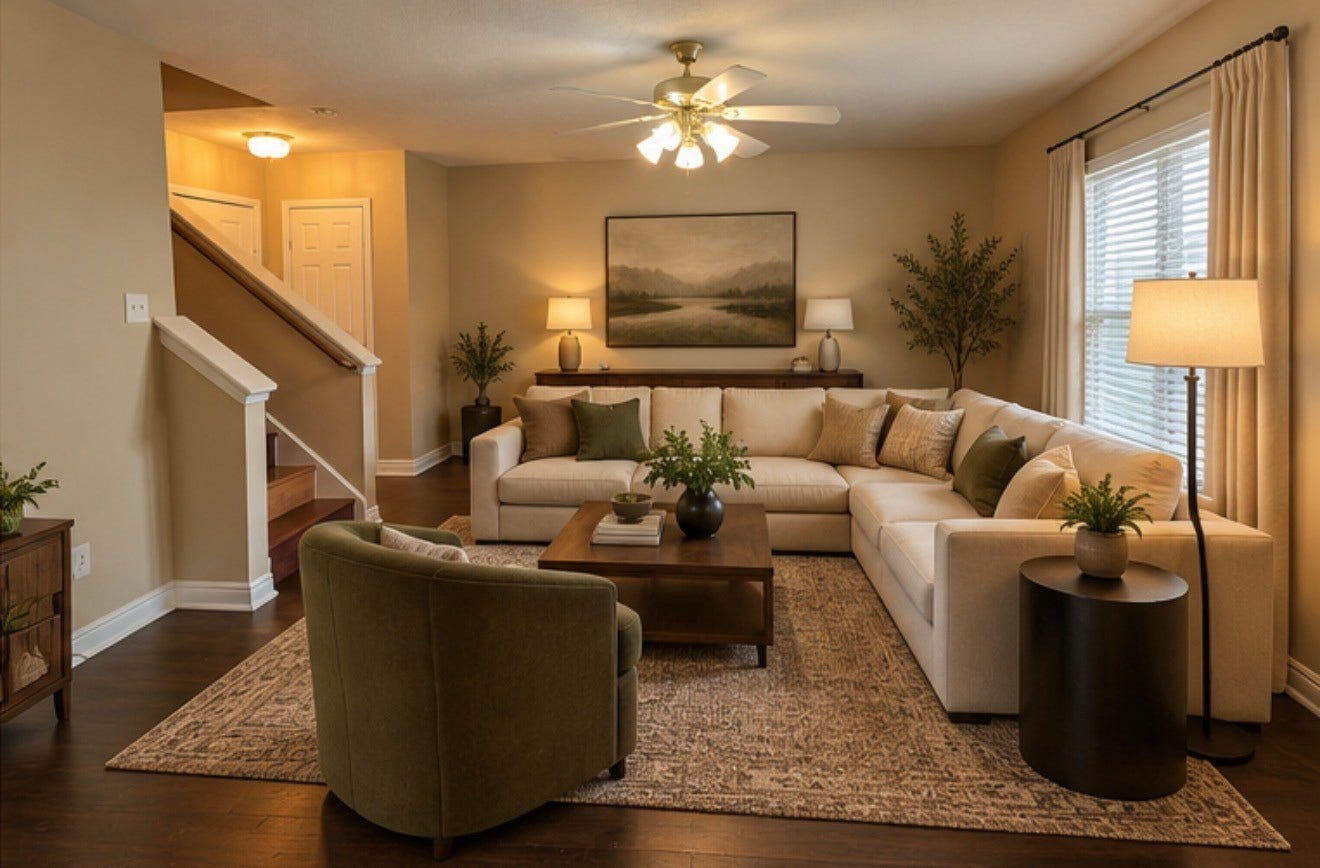 7929 Comal Street, Houston, TX 77051 Virtually staged Living area