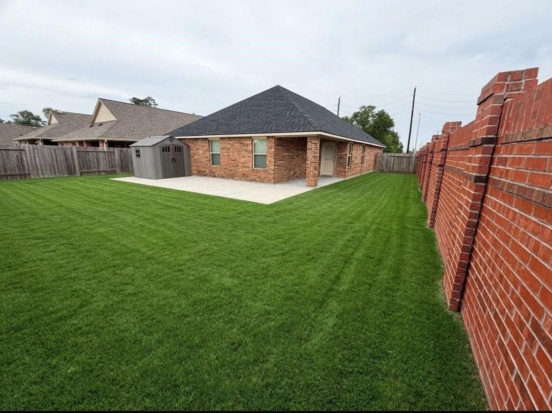 Imagine the possibilities in this spacious backyard, ready for your personal touch.