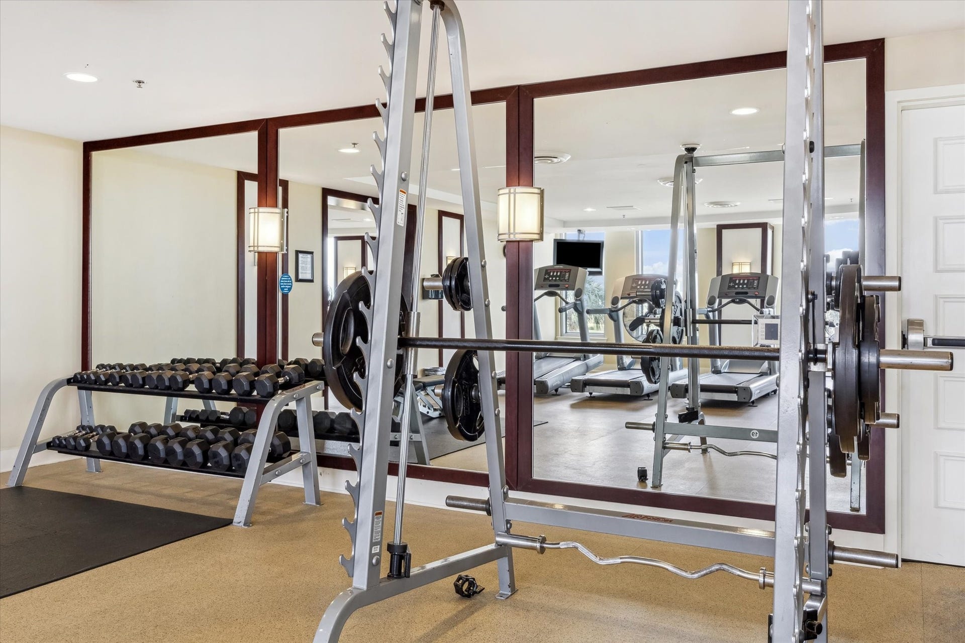 801 E Beach Drive, #BC2808, Galveston, TX 77550 From strength training to cardio, the fitness center offers the equipment and flexibility to support an active coastal lifestyle.