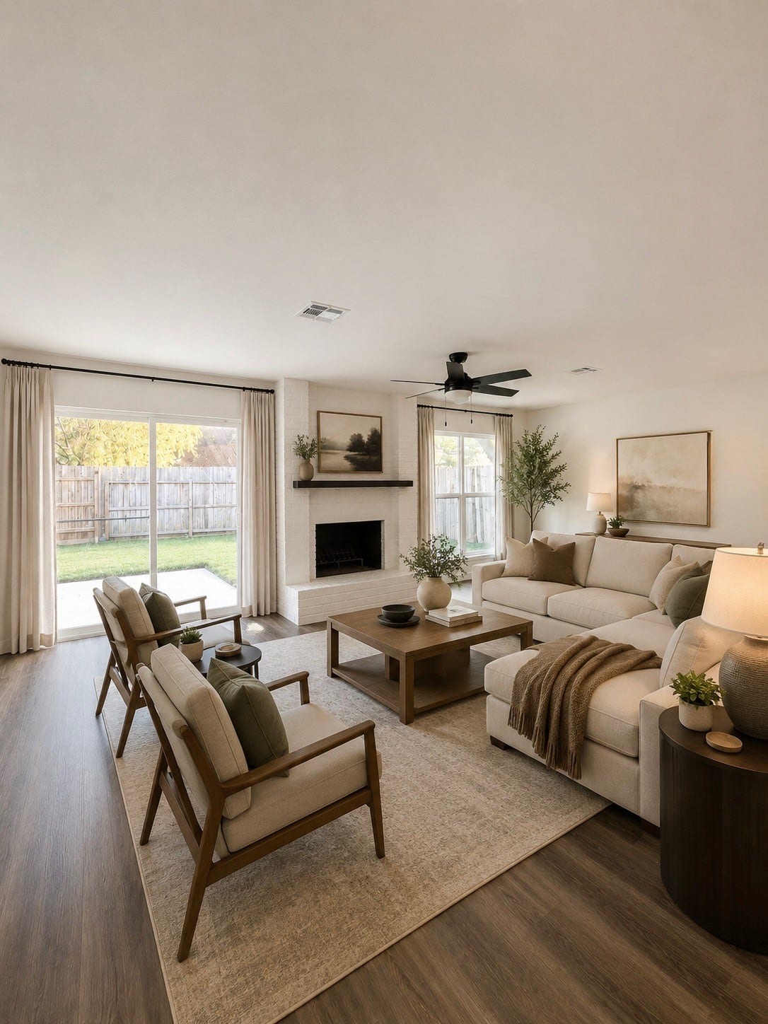 5935 Caruso Forest Drive, Houston, TX 77088 Living Room with Furniture