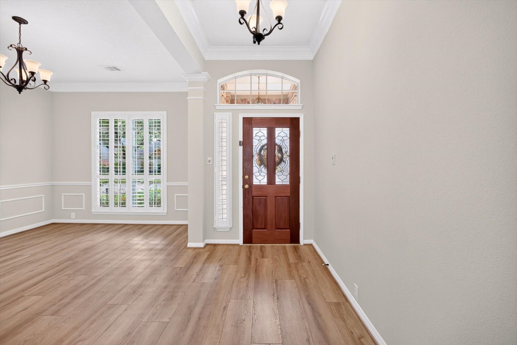 22114 Haden Park Drive, Katy, TX 77450 New luxury vinyl plank flooring throughout the home!