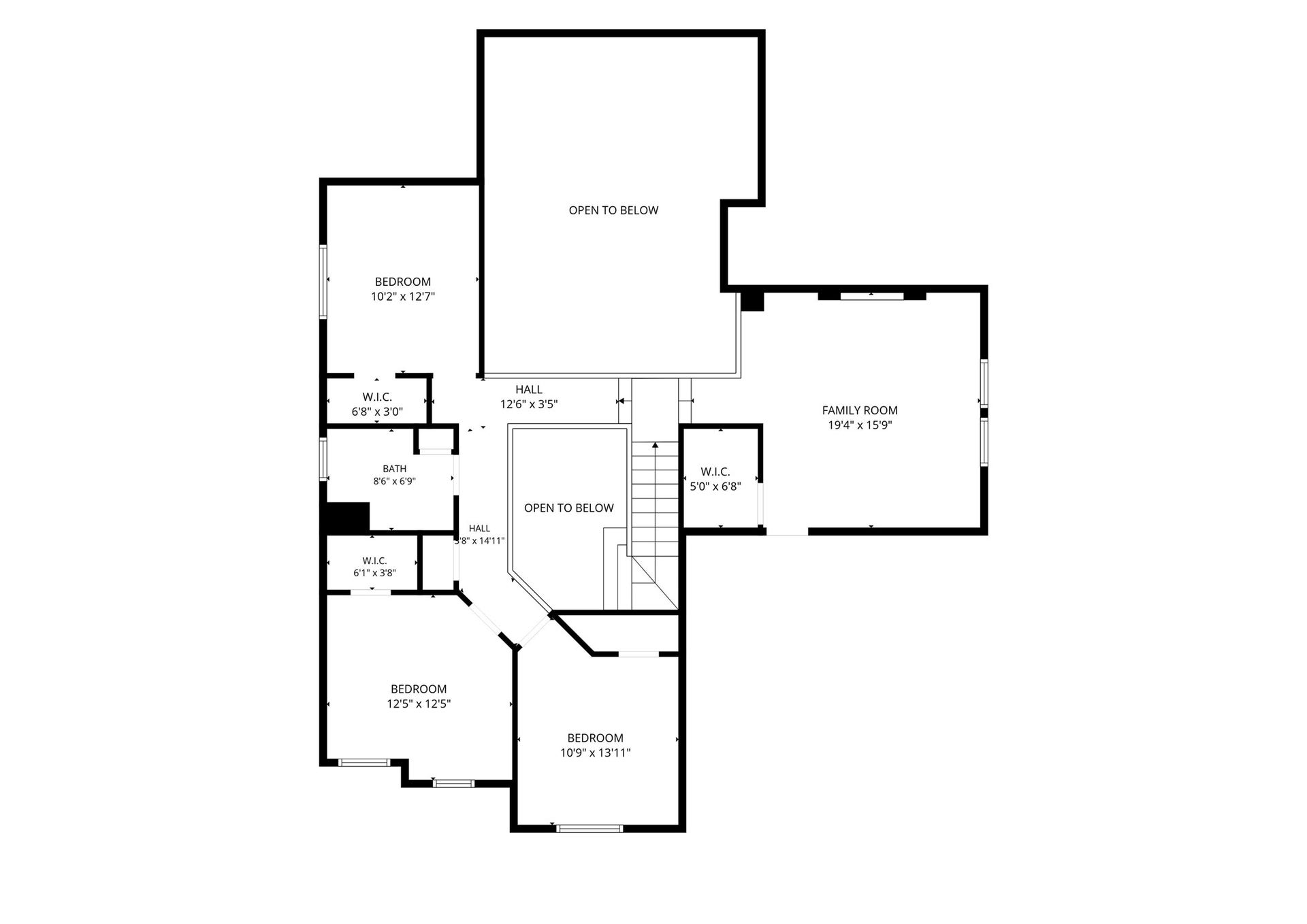 22510 Westenfield Lane, Katy, TX 77450 The upstairs floor plan highlights the game room, secondary bedrooms, and bath, offering a look at how these spaces come together.