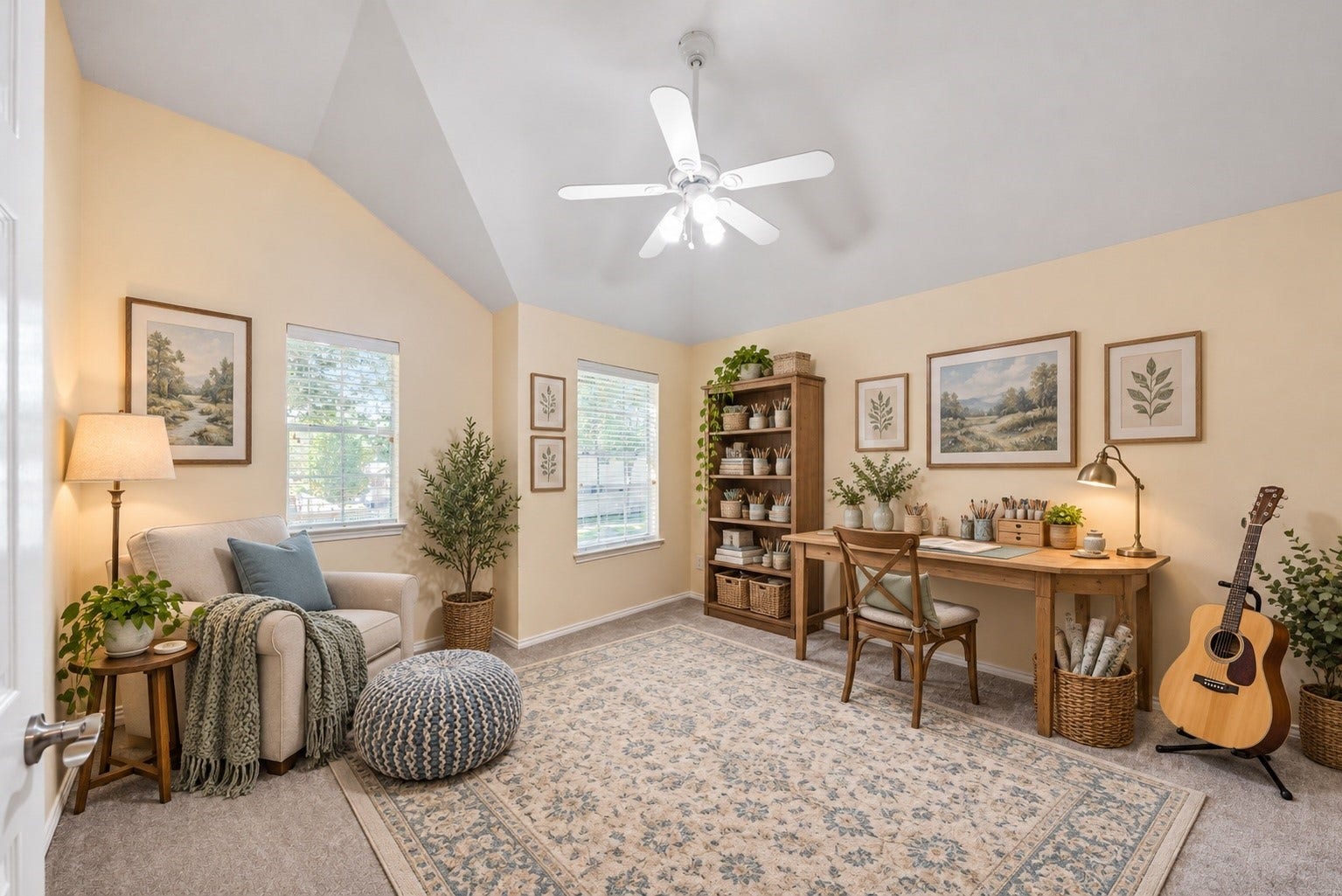 22510 Westenfield Lane, Katy, TX 77450 Virtually staged to show how this secondary bedroom can become an inviting hobby room, with space for crafts, creative projects, and favorite pastimes.