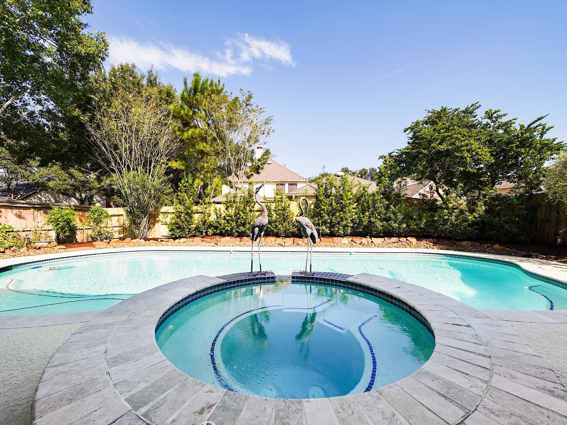 22510 Westenfield Lane, Katy, TX 77450 Make the most of sunny Texas days in your own heated pool. With the covered patio just steps away, this backyard is ready for relaxed afternoons and memorable gatherings.