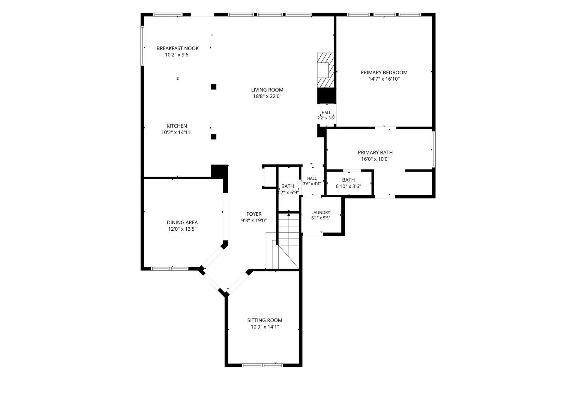 22510 Westenfield Lane, Katy, TX 77450 The downstairs floor plan showcases the primary suite and the homes gathering spaces, including the kitchen, family room, and dining areas.