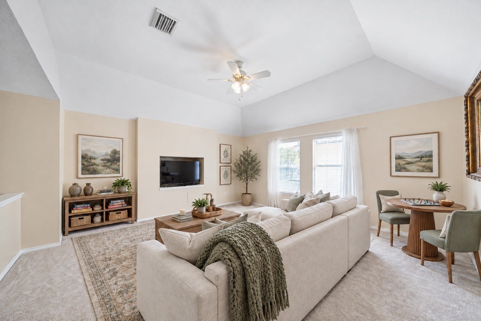 22510 Westenfield Lane, Katy, TX 77450 Virtually Staged: The upstairs game room offers a welcoming place to gather, whether youre settling in for a movie night or enjoying a little friendly competition over your favorite board games.