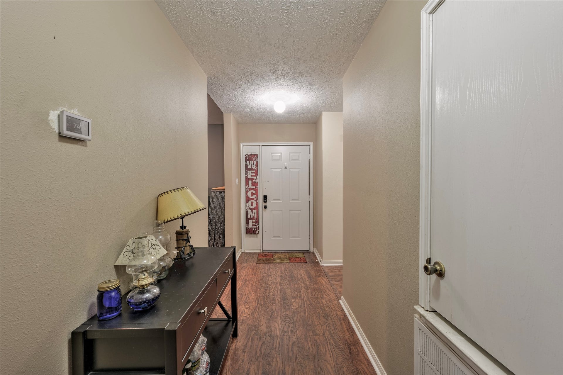 Hall leading to the front door.