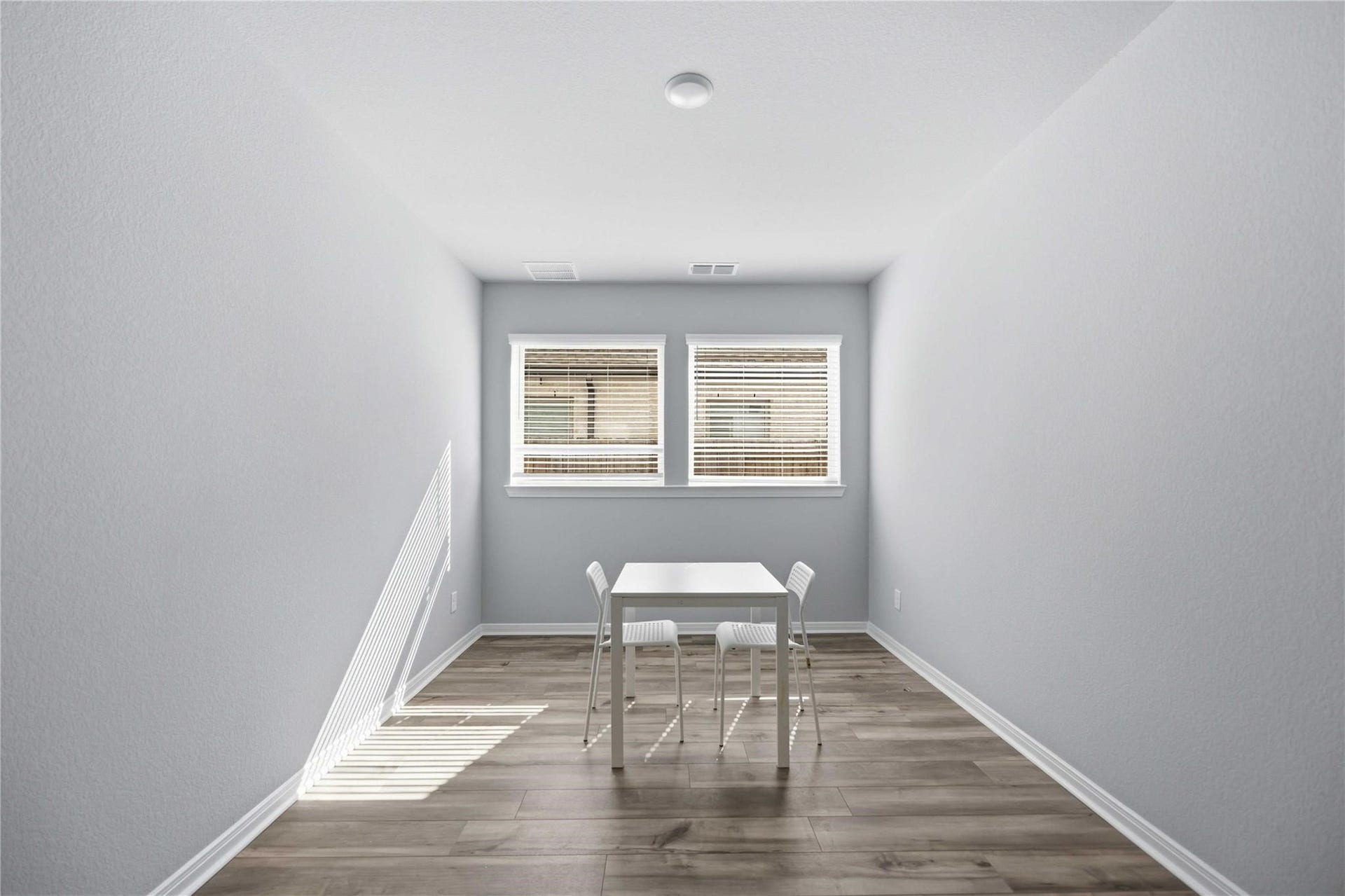 Kid's playroom, study/private office on 1st floor. Virtually staged.