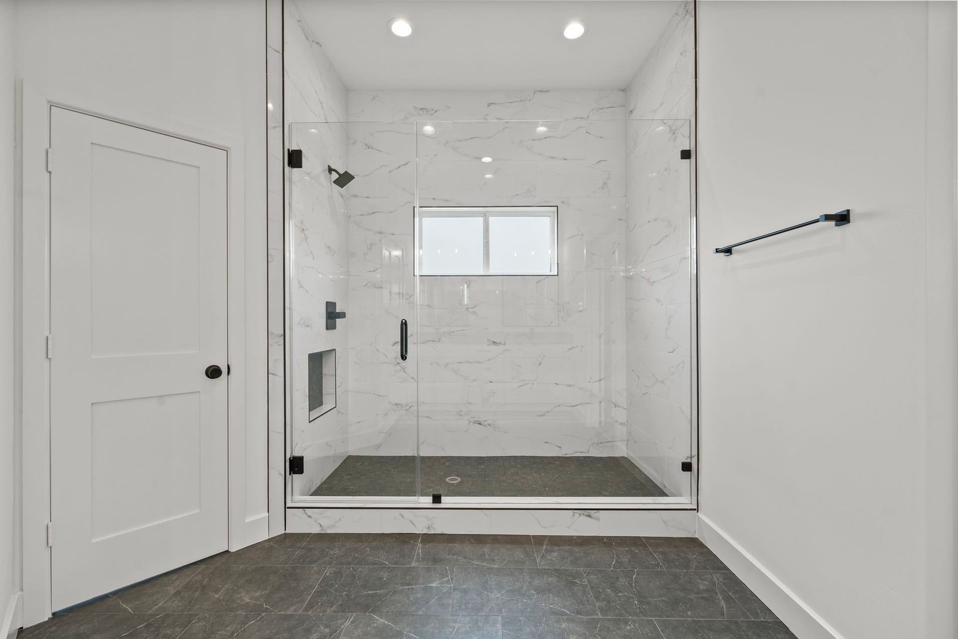 Primary Bathroom with walk in shower.