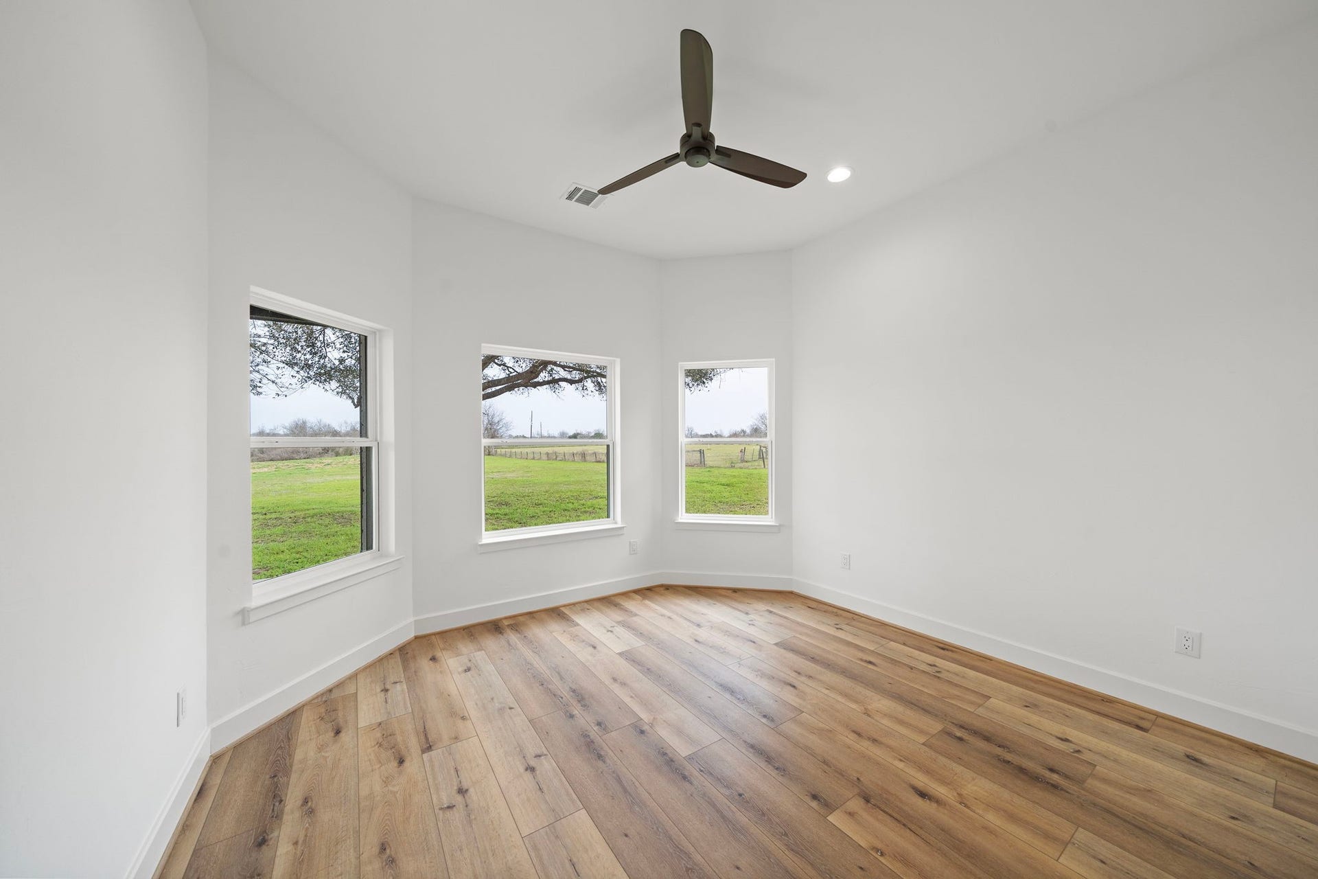 Secondary Bedroom 2 with backyard views!