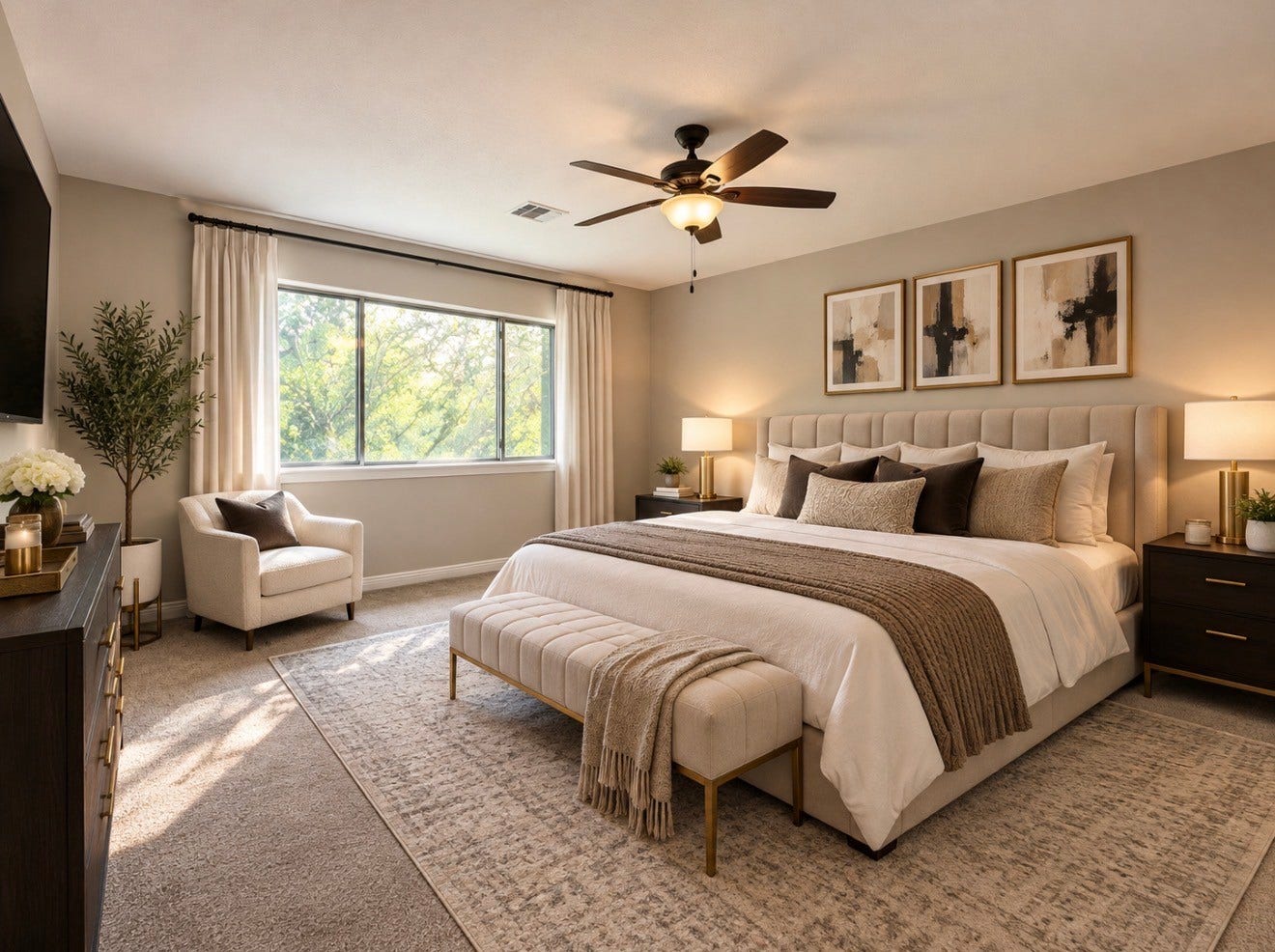 3825 Redbud Drive, La Porte, TX 77571 Primary Room *Digitally Staged*