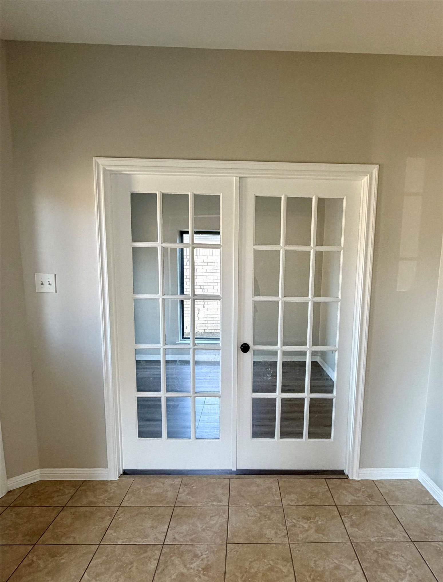 3825 Redbud Drive, La Porte, TX 77571 French doors leading to office room