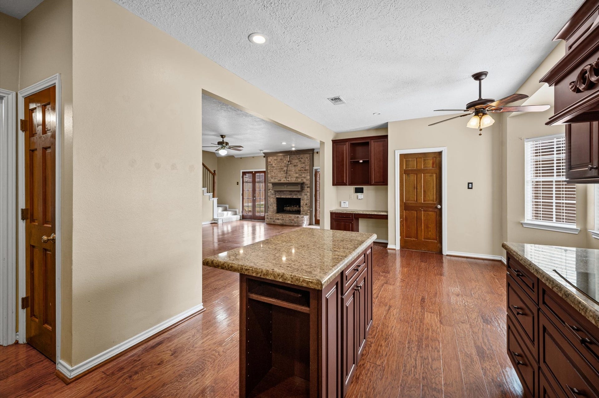 13126 Lemur Lane, Cypress, TX 77429 This space is perfect for entertaining, and the chef's planning station is an added bonus.