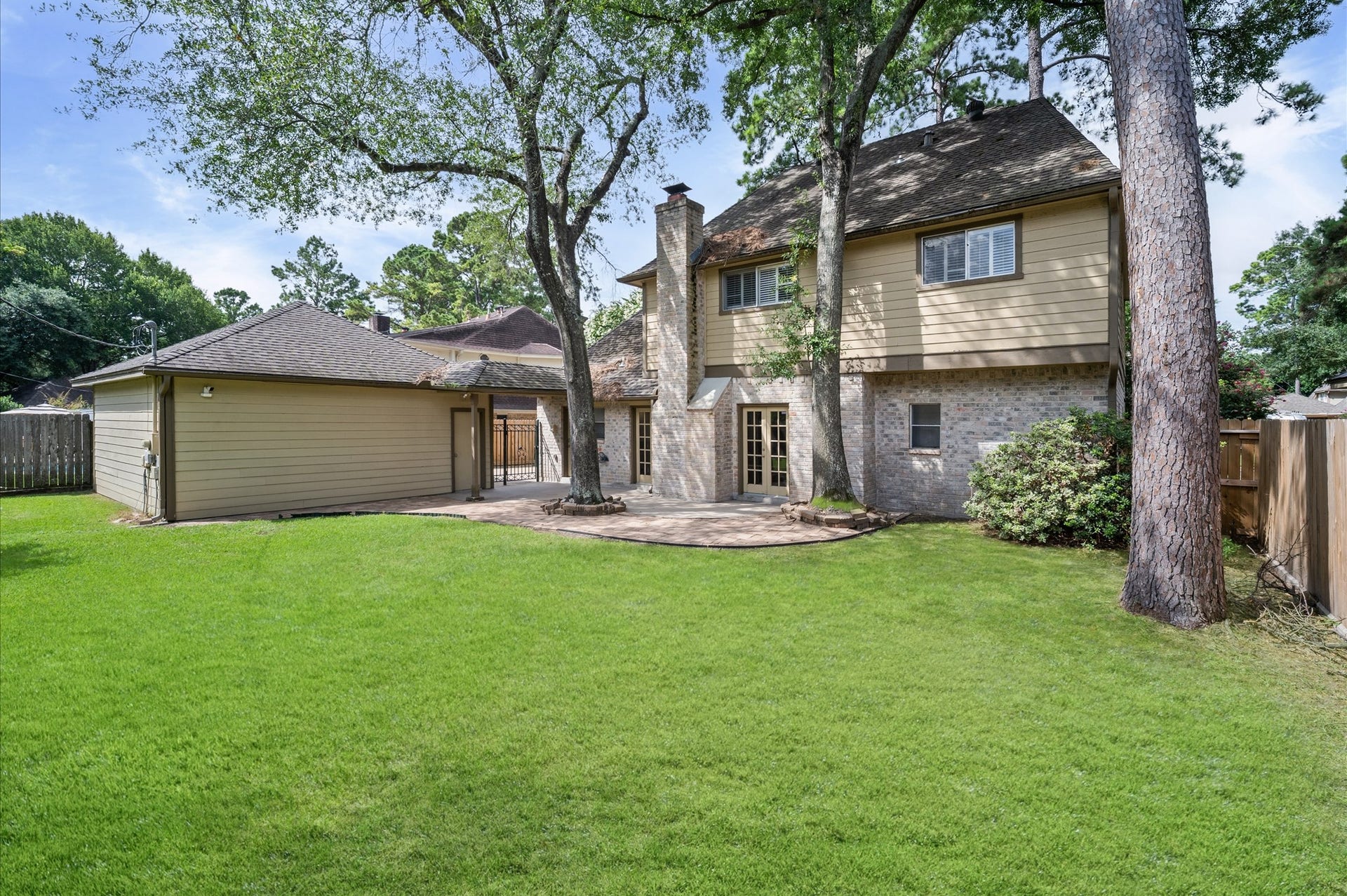13126 Lemur Lane, Cypress, TX 77429 Back yard has plenty of space for outdoor cooking or play, and most definitely for your pet.